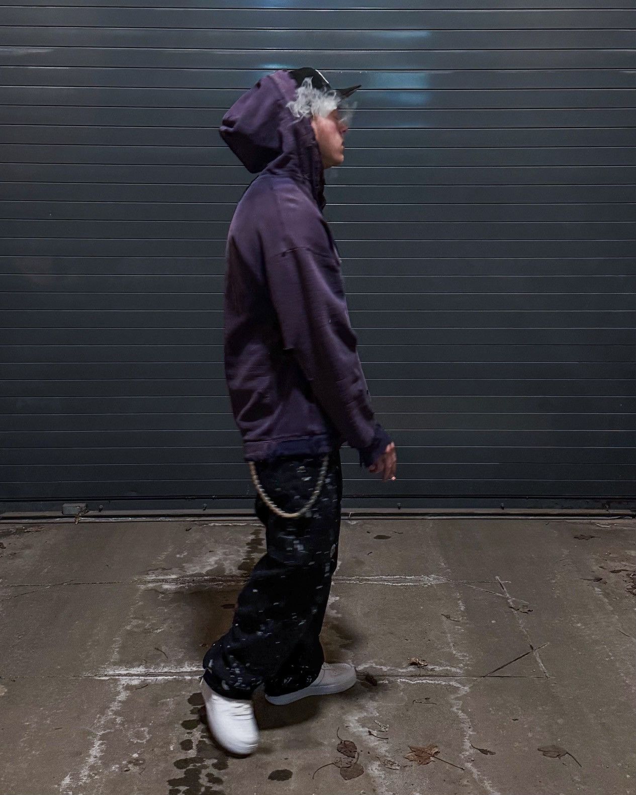 Russell Athletic VINTAGE 80'S THRASHED FADED PURPLE RUSSELL HOODIE Size US XL / EU 56 / 4 - 6 Thumbnail