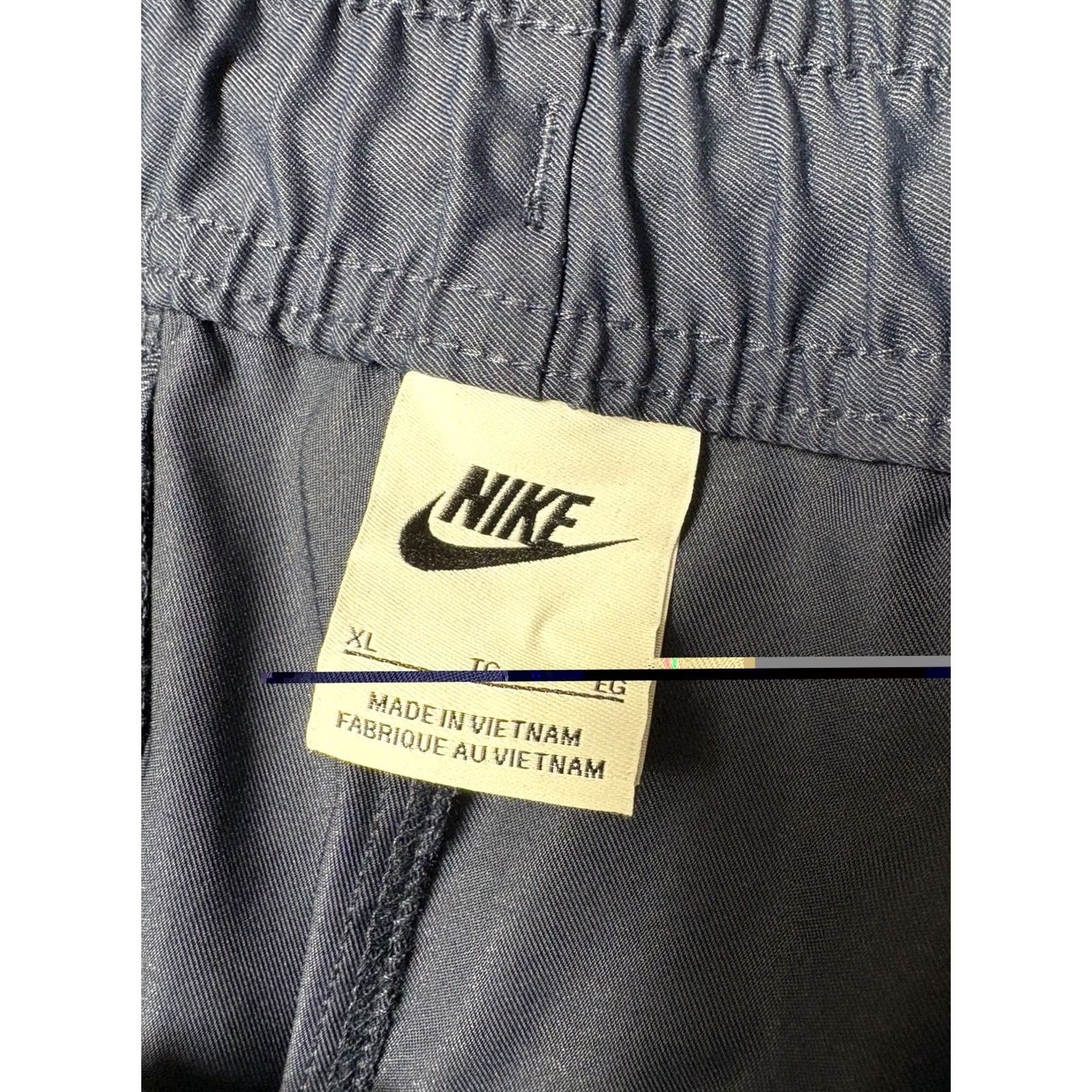 Nike Nike Sportswear Woven Pants Mens XL Navy Tapered Leg Unlined HJ1997-451 Size US 36 / EU 52 - 4 Thumbnail