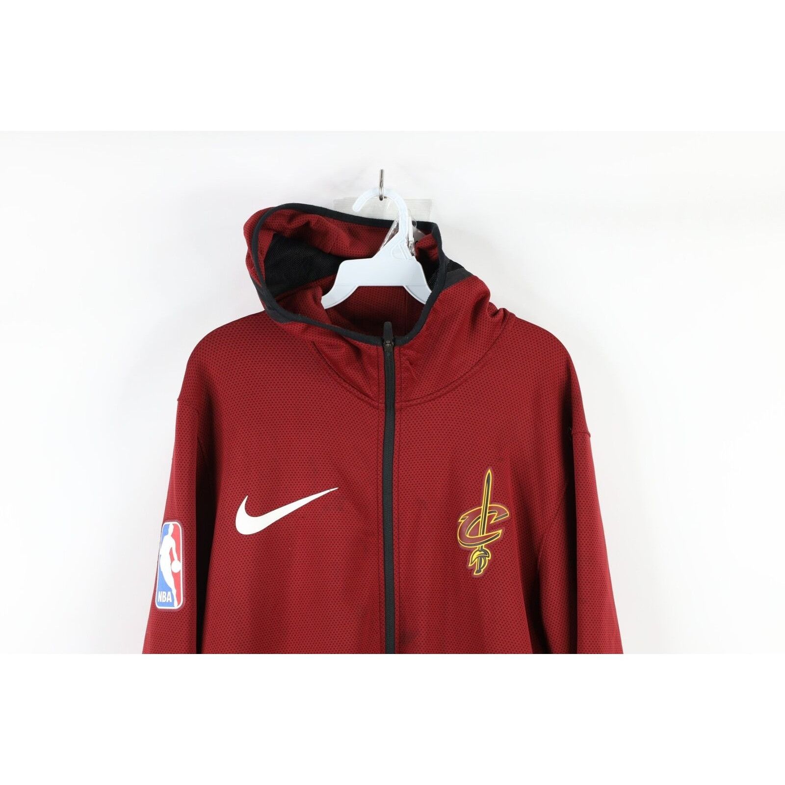 Nike Nike NBA Distressed Cleveland Cavaliers Basketball Hoodie Size US L / EU 52-54 / 3 - 2 Thumbnail
