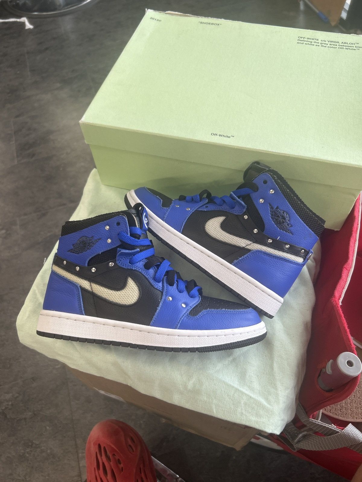 Nike Jordan 1 zoom blue Size US 6.5 / IT 36.5 - 1 Thumbnail