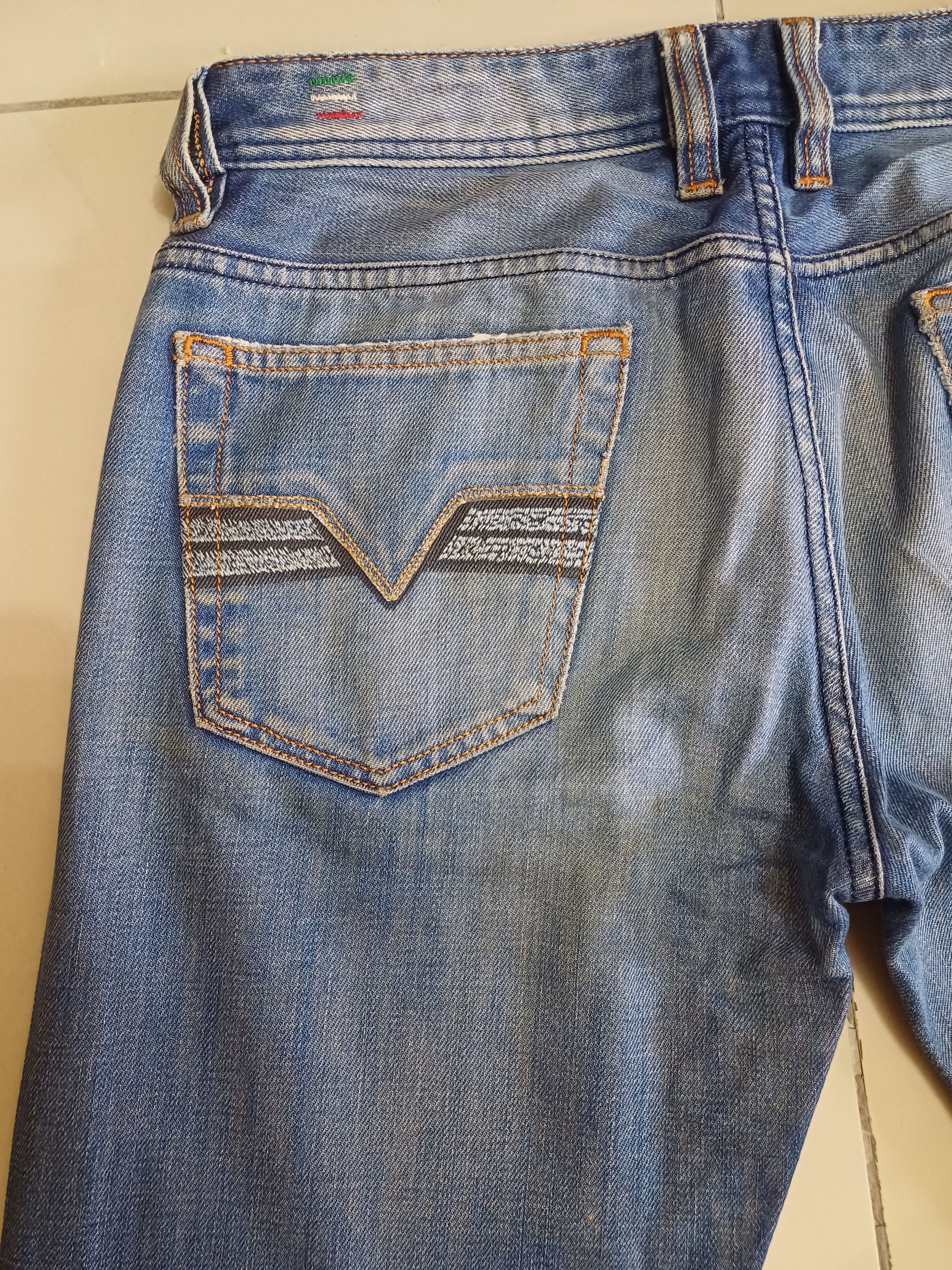 Designer × Seditionaries Diesel jeans, distressed & faded colour design Size US 31 - 12 Thumbnail