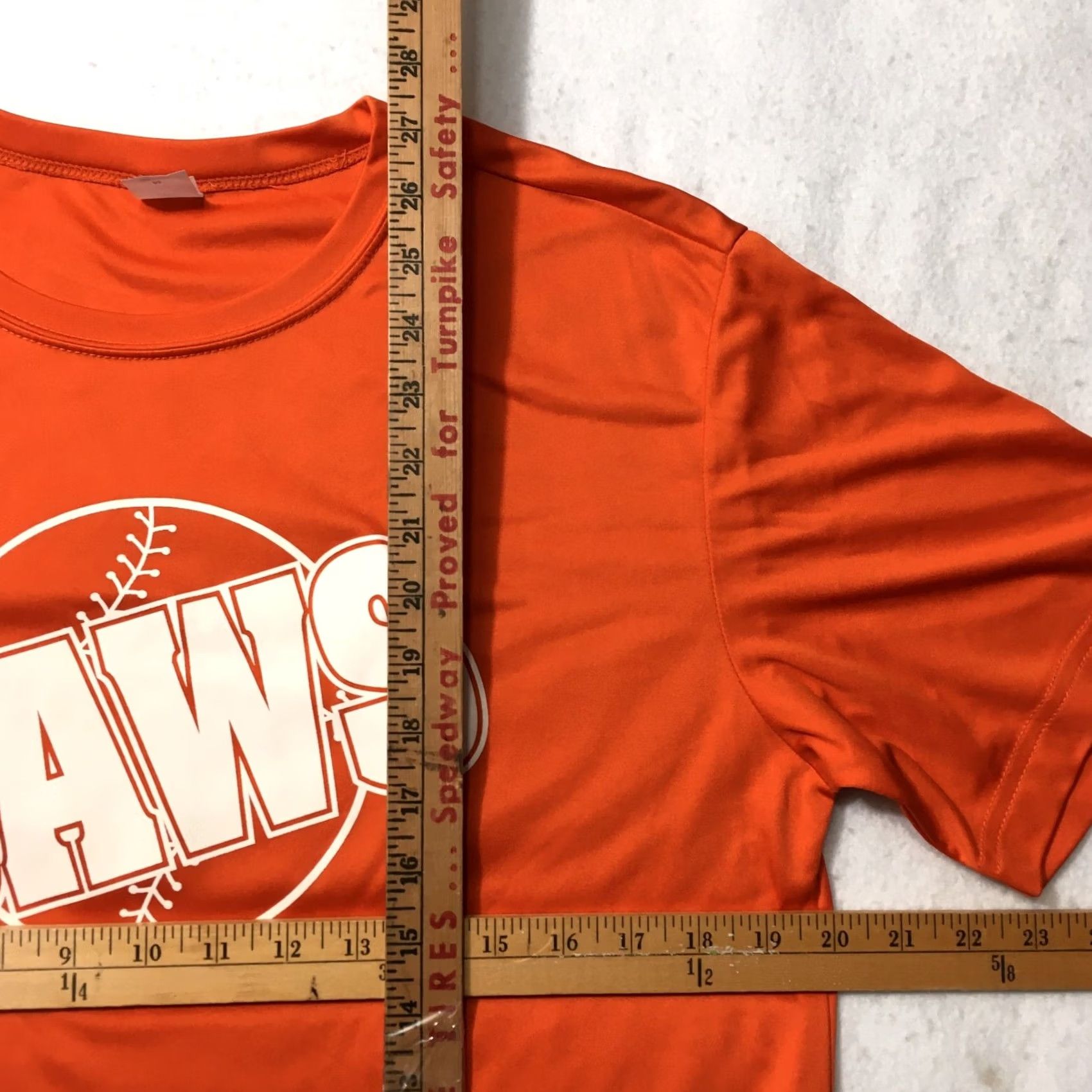 Vintage Sport-Tek T-Shirt Men’s Medium Dry Active Fit Orange Crew Neck BAWS Baseball #2 Size US M / EU 48-50 / 2 - 5 Thumbnail