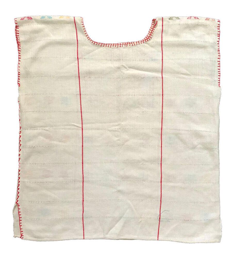 Designer Pre Owned Mexican White Yellow Embroidered Hand Made Dress L Size L / US 10 / IT 46 - 2 Thumbnail