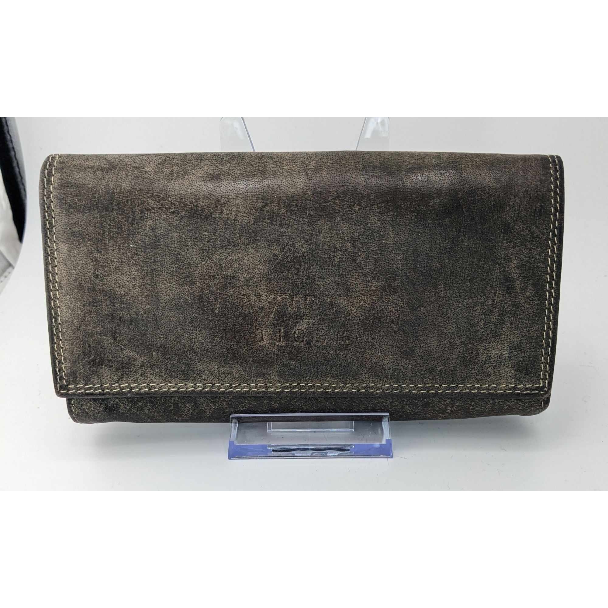 Other Vintage Wild Tiger Leather Wallet Retro Style 7x3.5 Inches W Size ONE SIZE - 5 Thumbnail