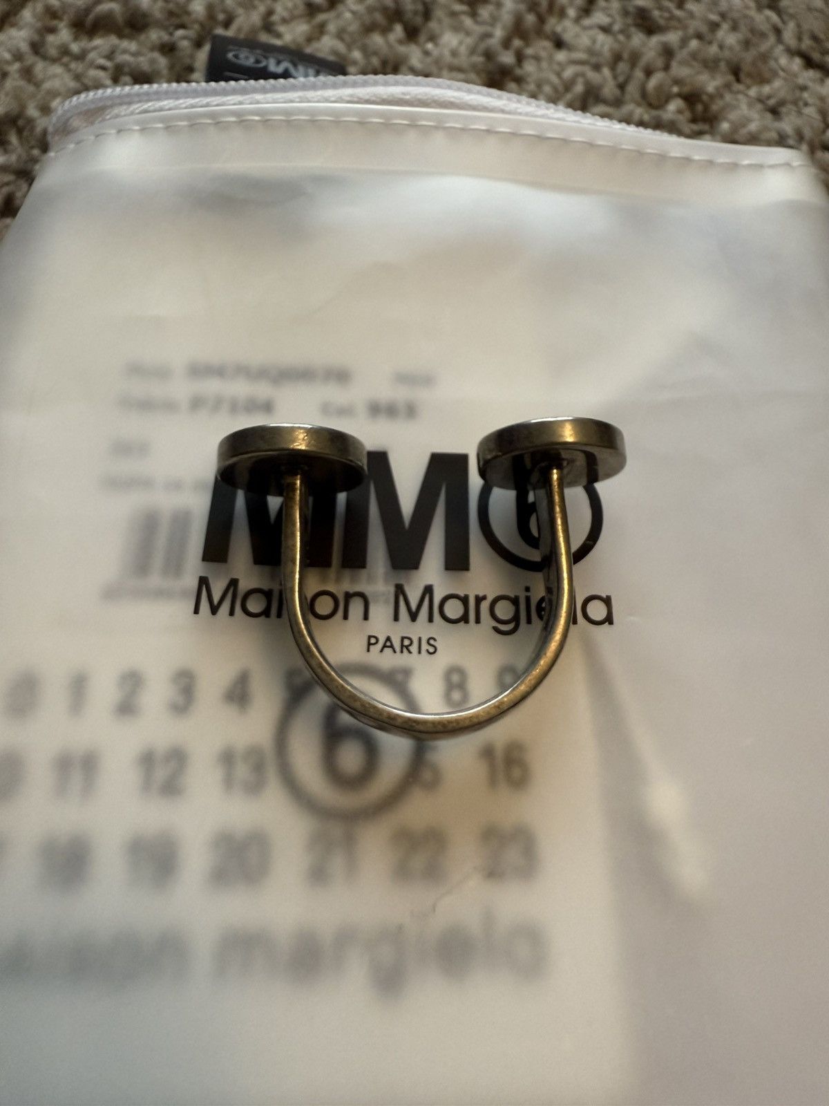 MM6 MM6 Maison Margiela Googly Eye Ring Size ONE SIZE - 5 Thumbnail