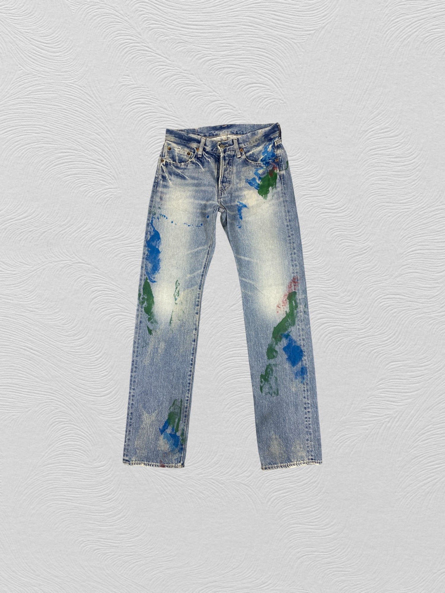 If Six Was Nine Vintage Painter Domingo Jeans 30x33 Denim- JN3604 Size US 30 / EU 46 - 1 Thumbnail