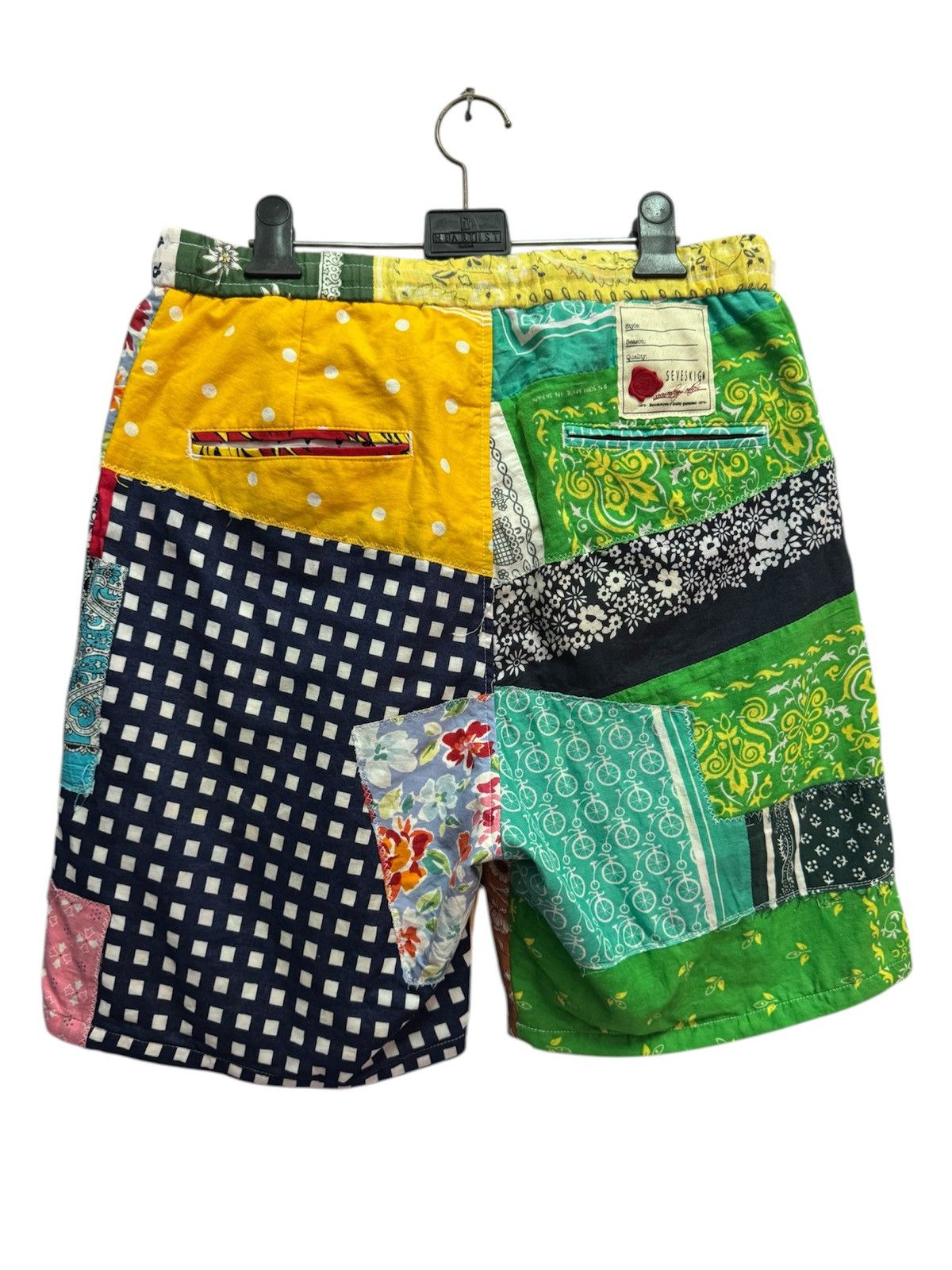 Japanese Brand Seveskig Bandana Patchwork Pants Size US 31 - 2 Thumbnail