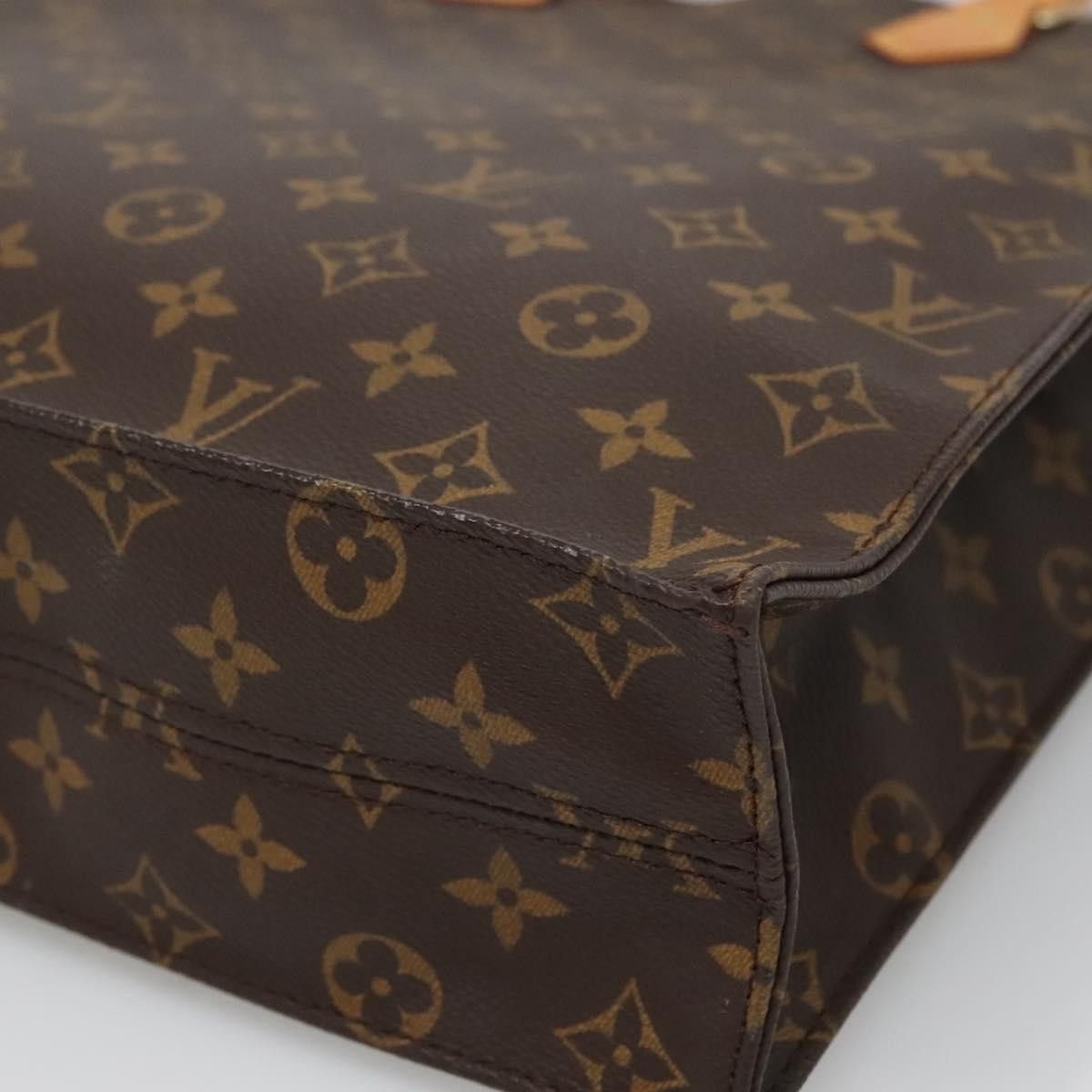 Louis Vuitton LOUIS VUITTON Monogram Sac Plat Hand Bag M51140 Size ONE SIZE - 8 Thumbnail