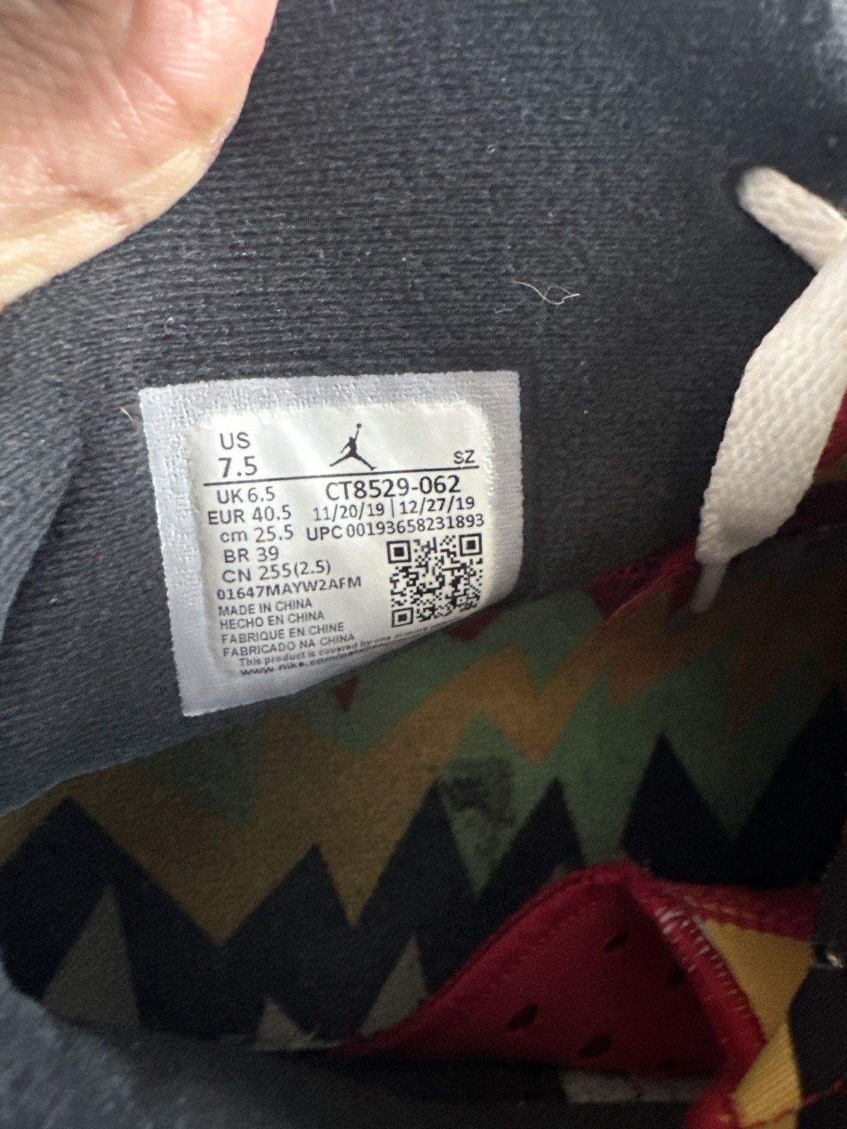 Jordan Brand Jordan 6 Hare Size US 7.5 / EU 40-41 - 10 Thumbnail