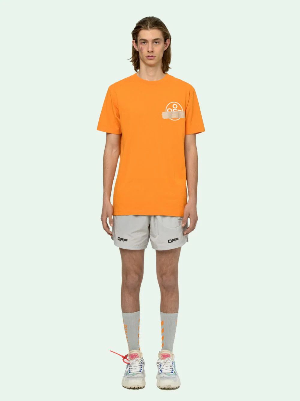 Off-White Orange Tape Arrows Logo T-Shirt Size XXS / US 00 / IT 34 - 4 Thumbnail