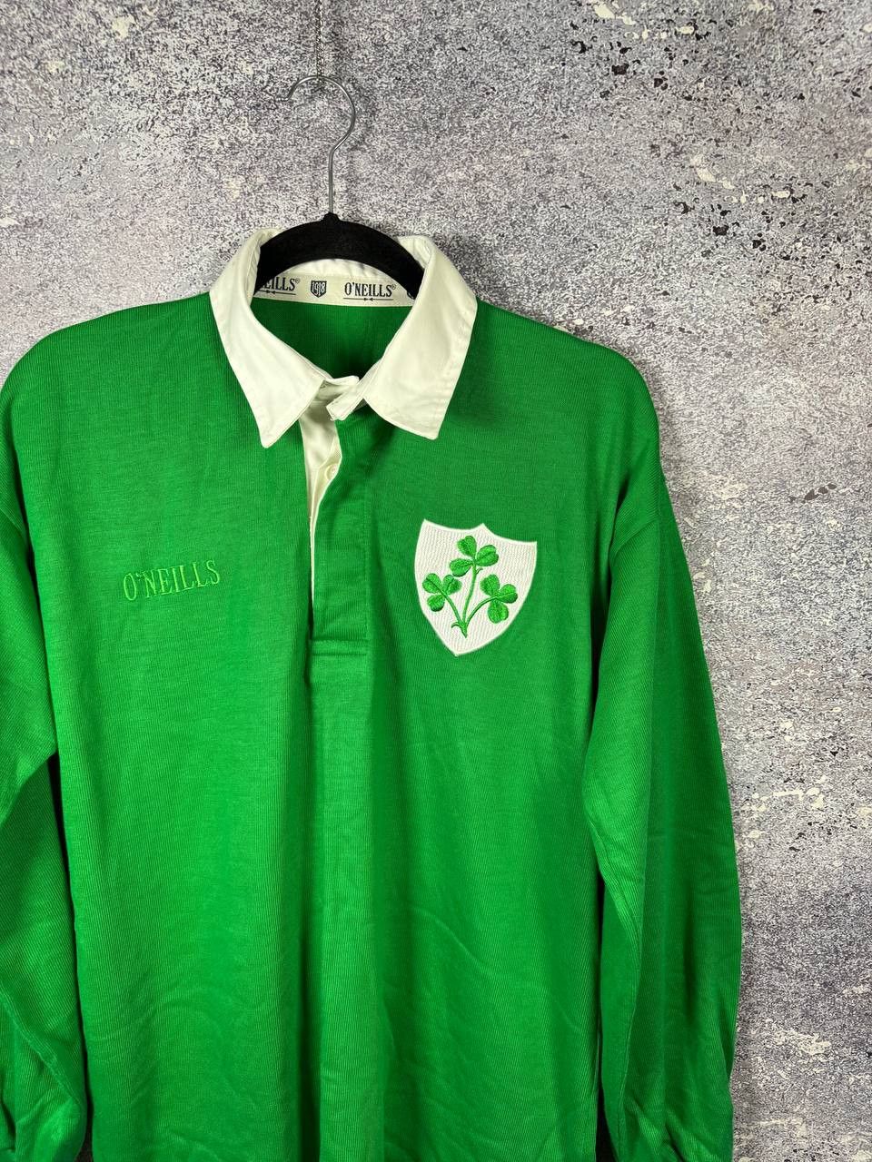 O'Neills Ireland Rugby Jersey Oneill's Vintage 80's Retro Large Size US L / EU 52-54 / 3 - 2 Thumbnail