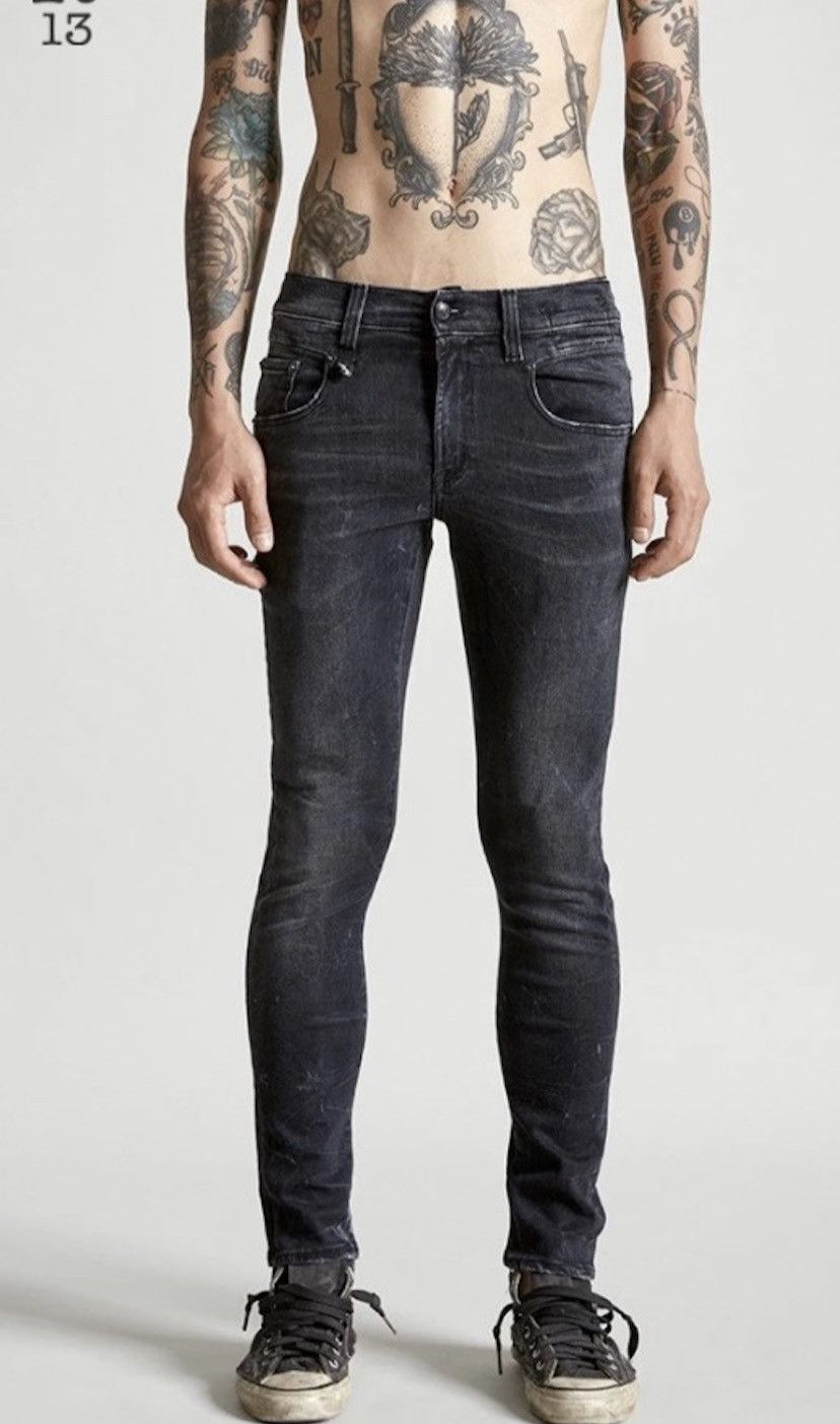 Japanese Brand × R13 Rare R-13 Black Boy Denim Size US 28 / EU 44 - 3 Thumbnail