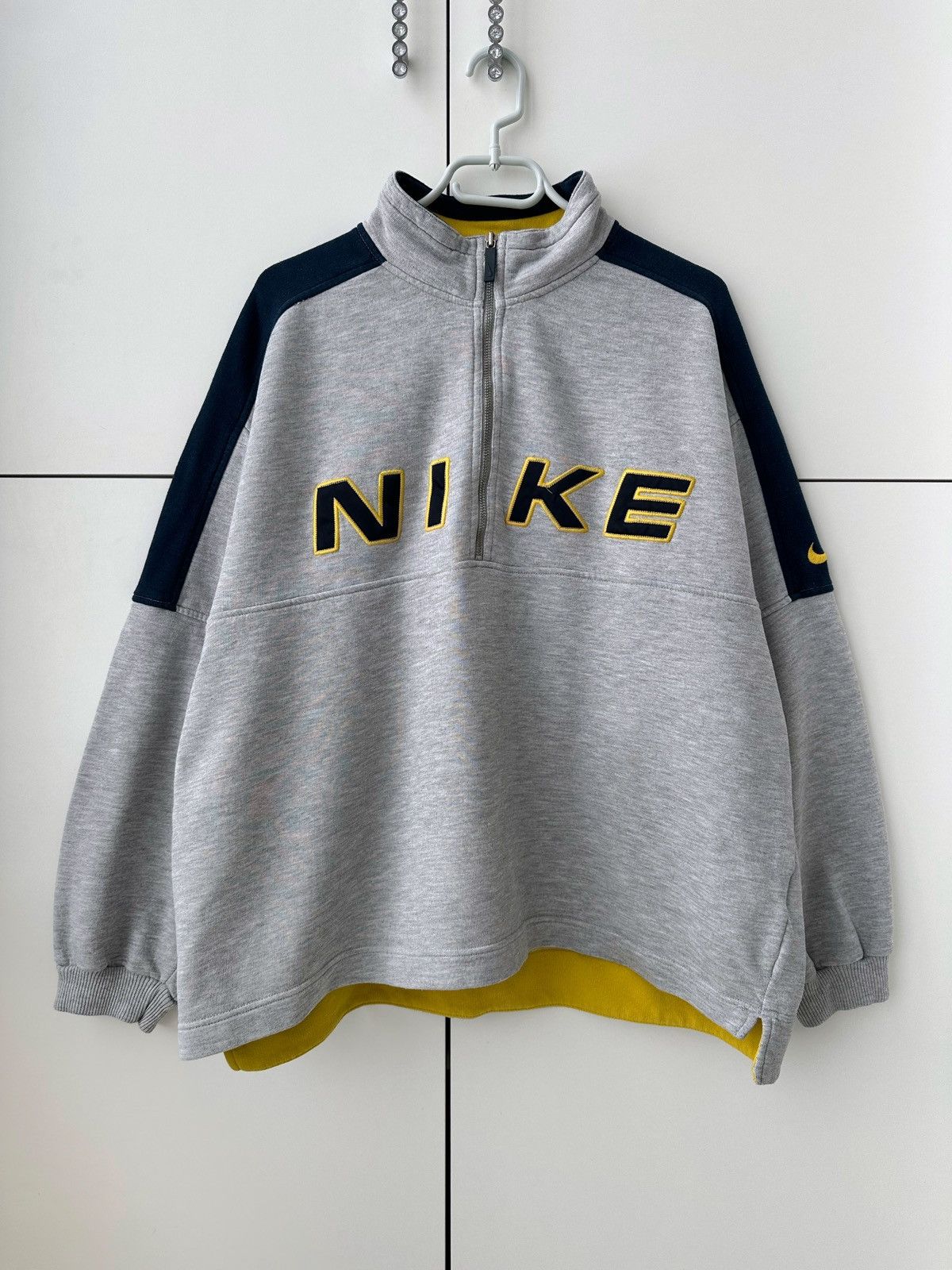 Nike Vintage 90’s Nike Y2k 1/2 Zip Sweatshirt Streetwear Size US M / EU 48-50 / 2 - 3 Thumbnail