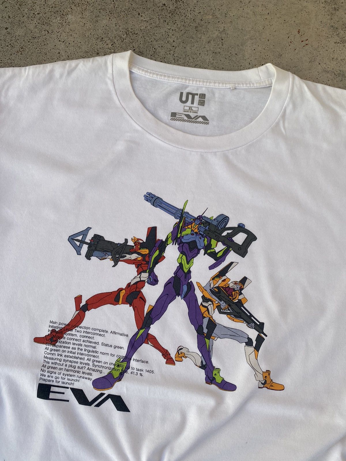 Anime × Japanese Brand × Uniqlo Neon Genesis Evangelion Uniqlo T-shirt Size US L / EU 52-54 / 3 - 2 Thumbnail
