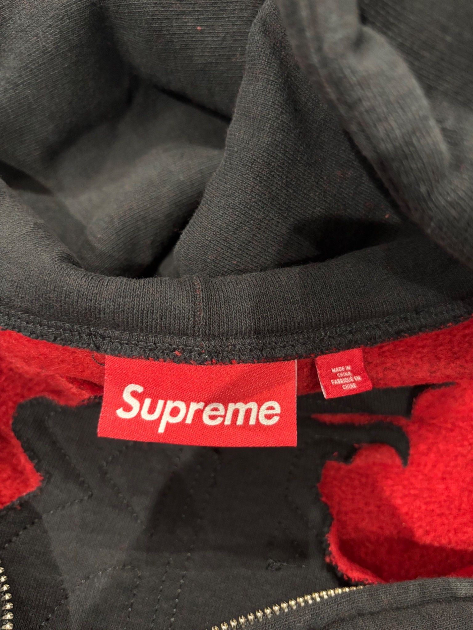 Supreme Supreme Cut Out Zip Up Hooded Sweatshirt Black Size US S / EU 44-46 / 1 - 5 Thumbnail
