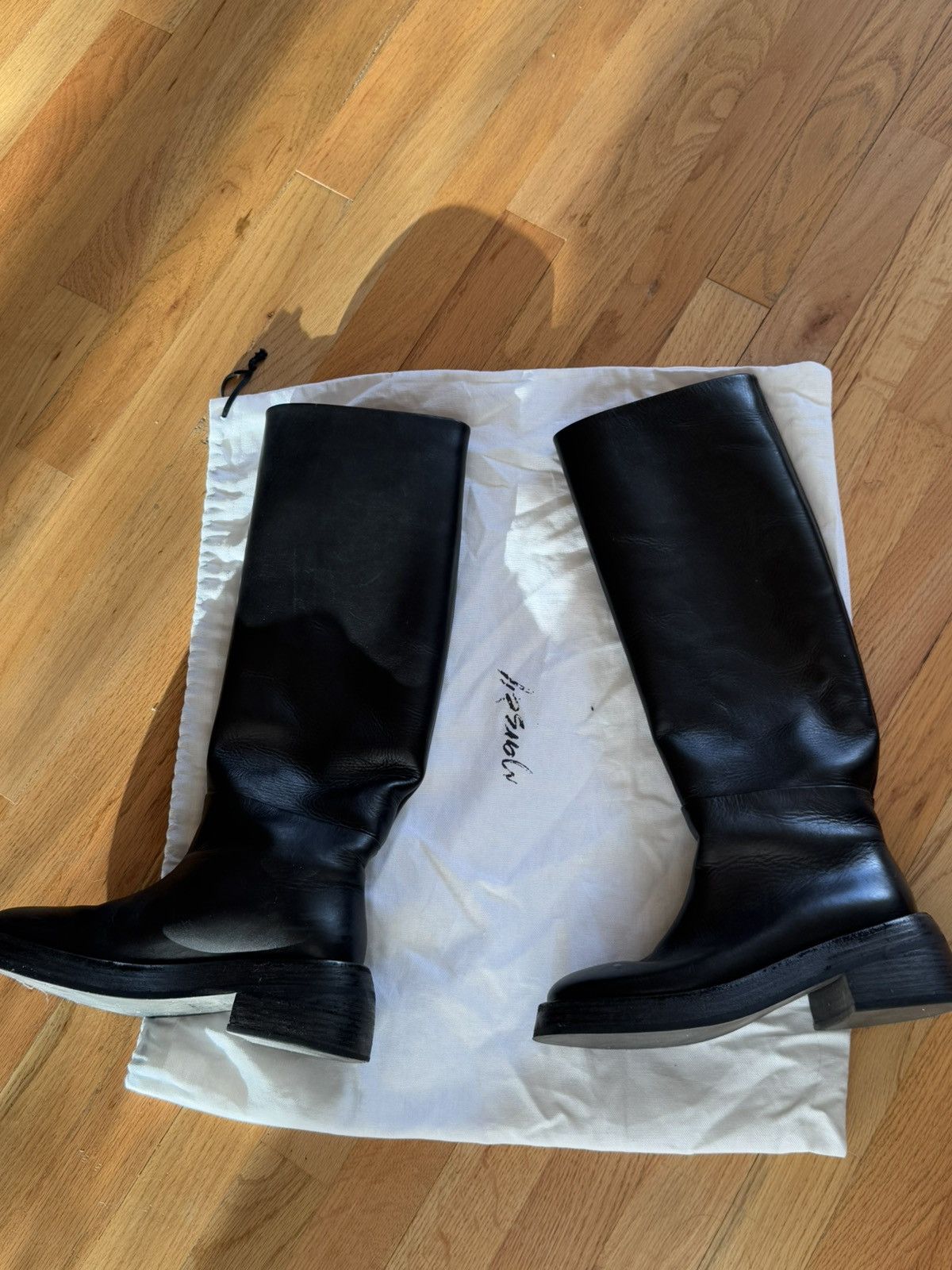 Marsell marsell knee-high block heel boots Size US 6 / IT 36 - 5 Thumbnail