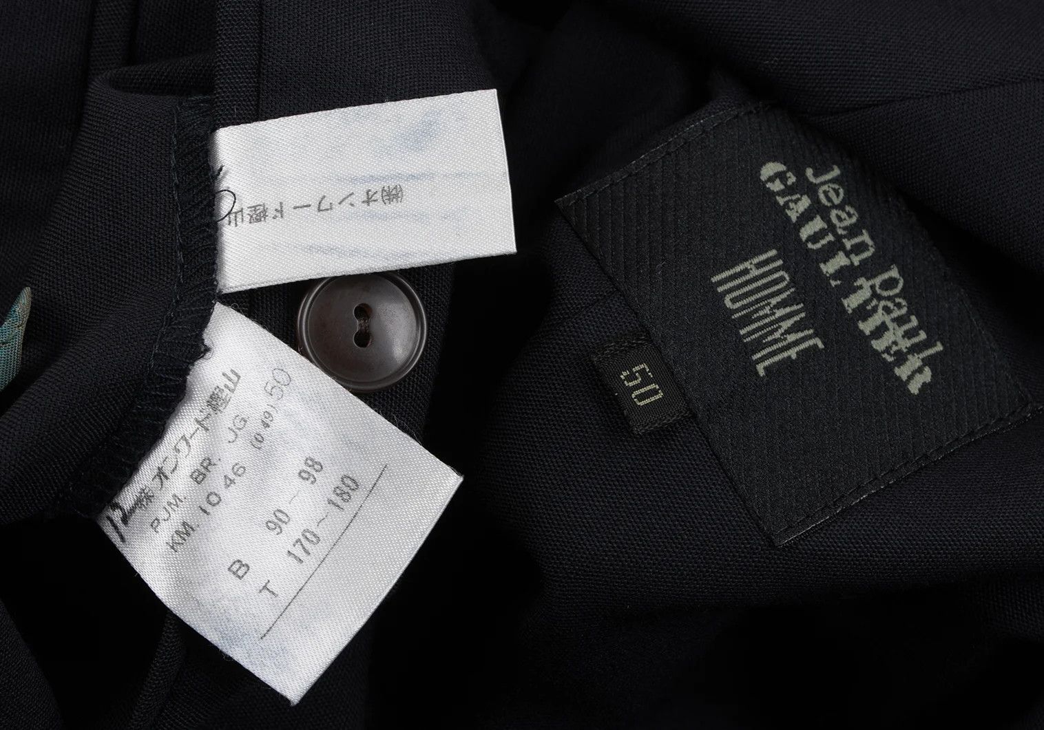 Jean Paul Gaultier Wool 3B Jacket in Navy Size 50 Size US M / EU 48-50 / 2 - 17 Thumbnail
