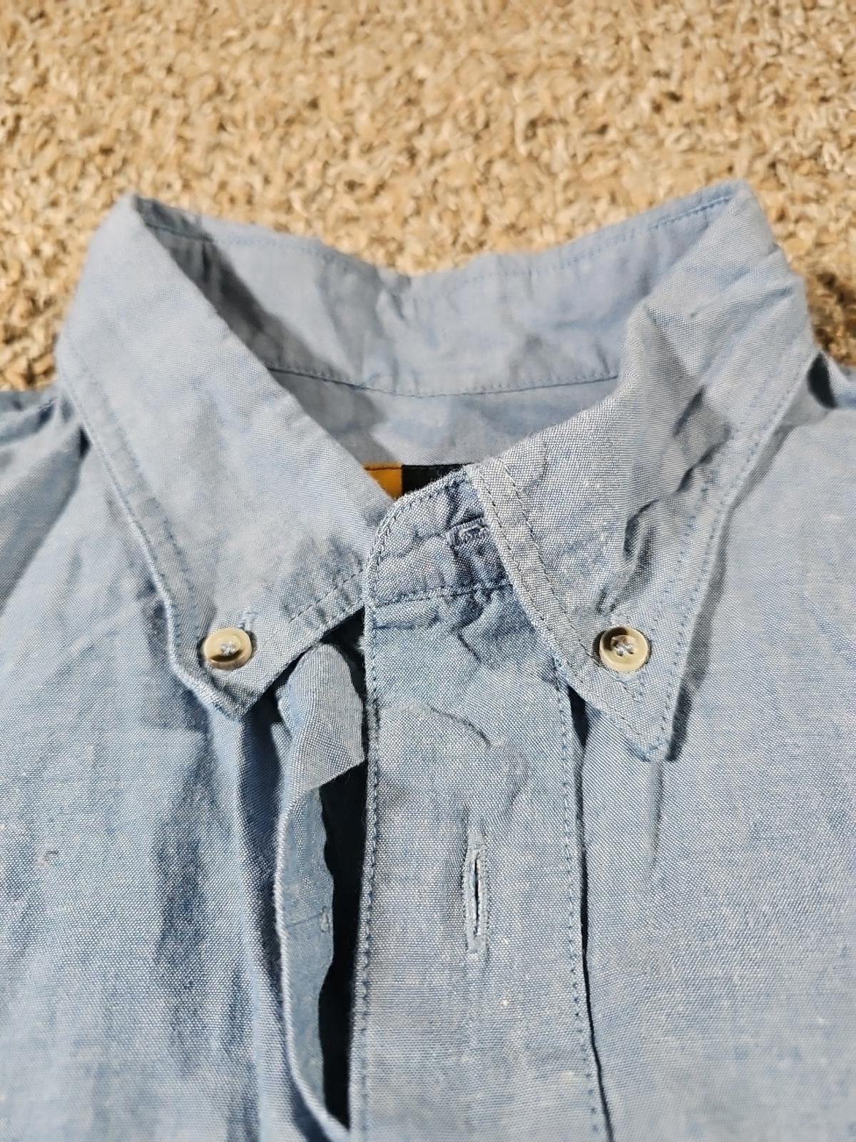 Designer Browning Blue Button Up Shirt Front Pocket M Size US M / EU 48-50 / 2 - 4 Thumbnail