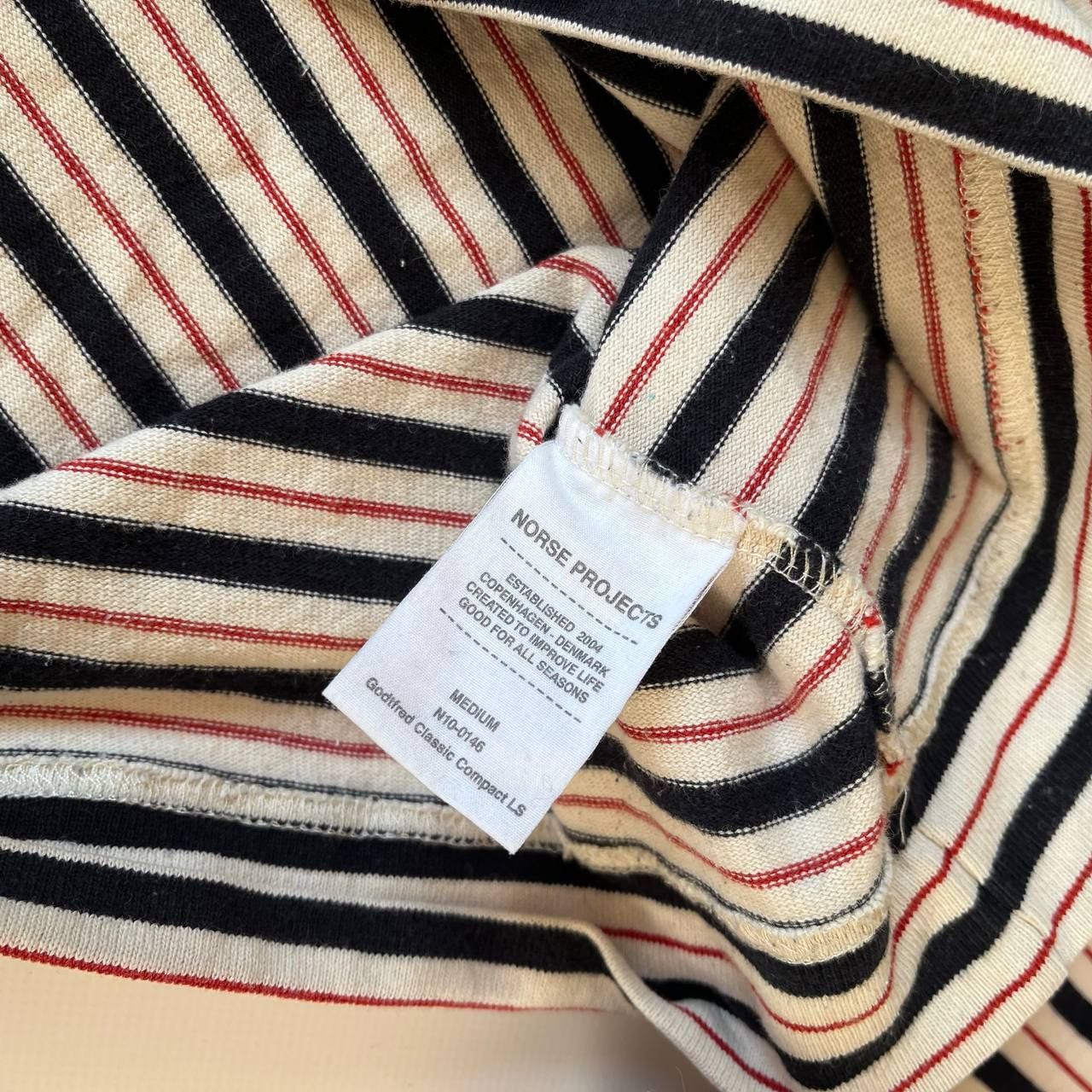 Designer × Norse Projects Norse Projects Striped Sweatshirt M Size US M / EU 48-50 / 2 - 5 Thumbnail