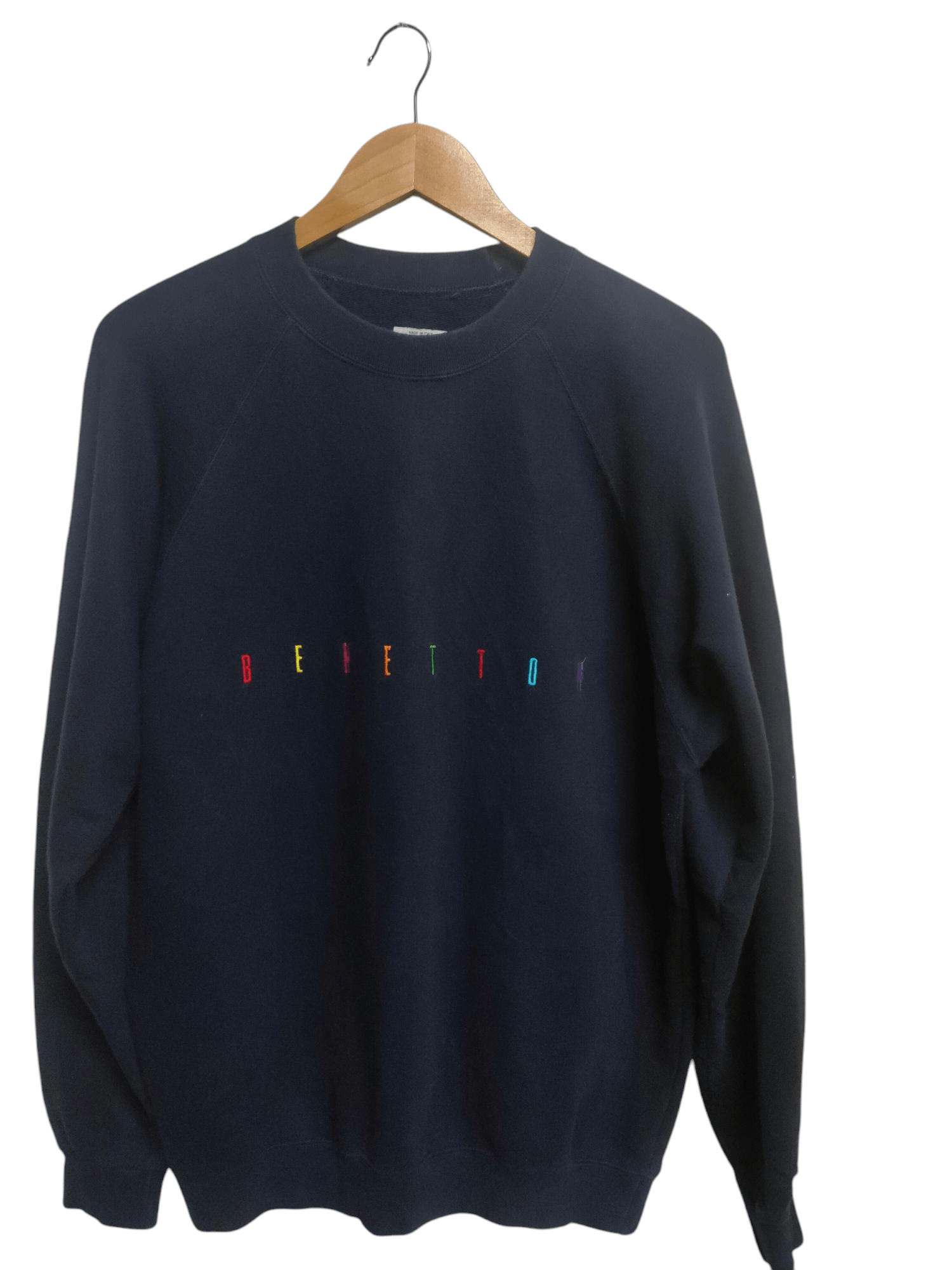 Benetton Vintage Benetton made Italy sweatshirt Size US M / EU 48-50 / 2 - 1 Thumbnail