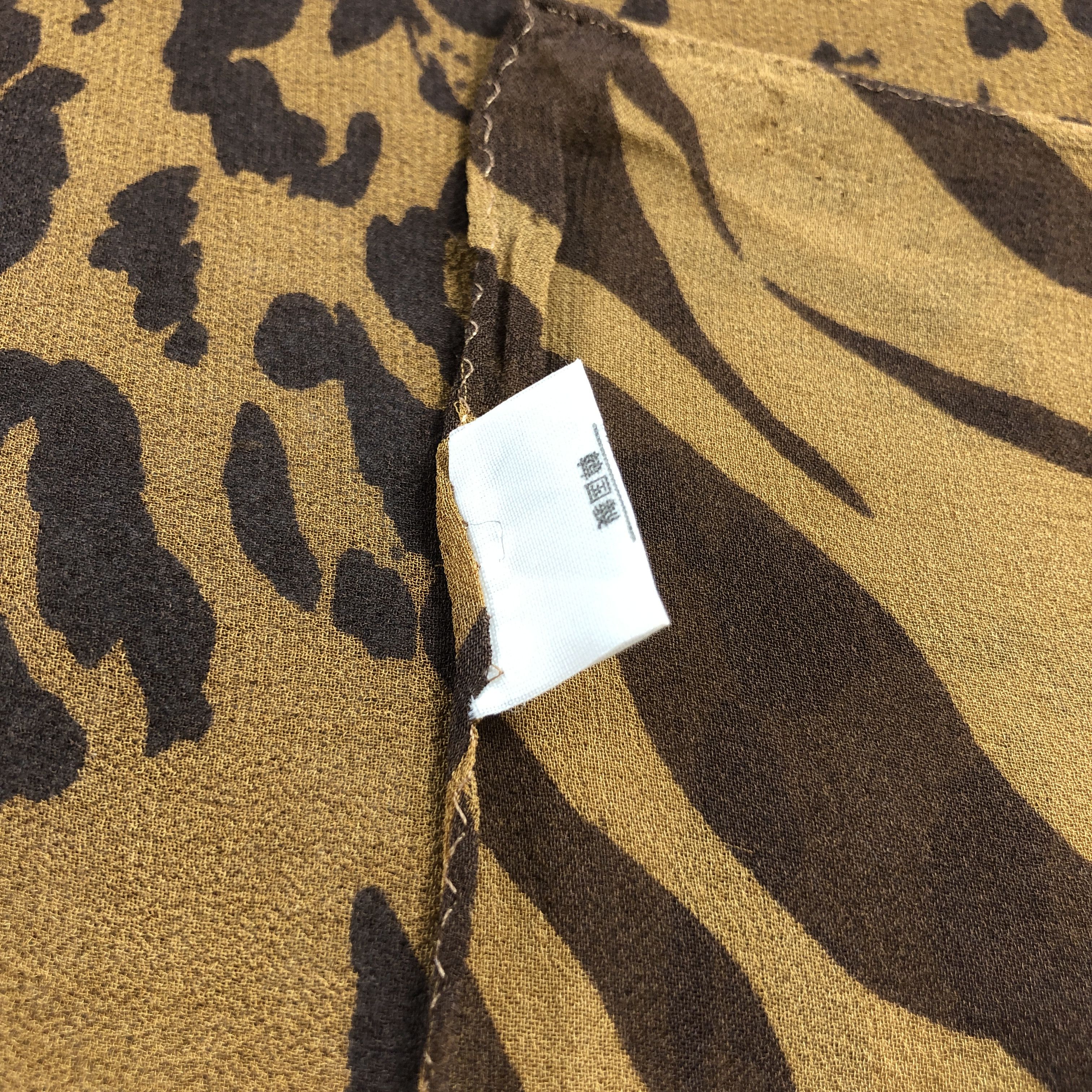 Vintage Safari Animals Scarf M1108 Size ONE SIZE - 4 Thumbnail