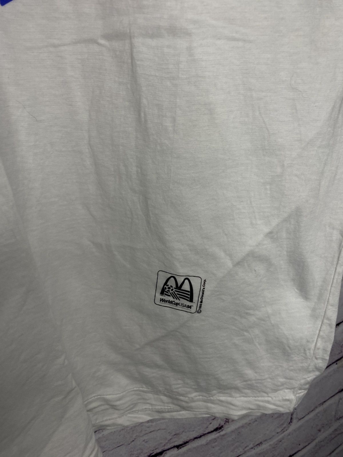 Other Vintage Retro 1993/94 Squad World Cup USA McDonalds T-Shirt Size US XL / EU 56 / 4 - 5 Thumbnail