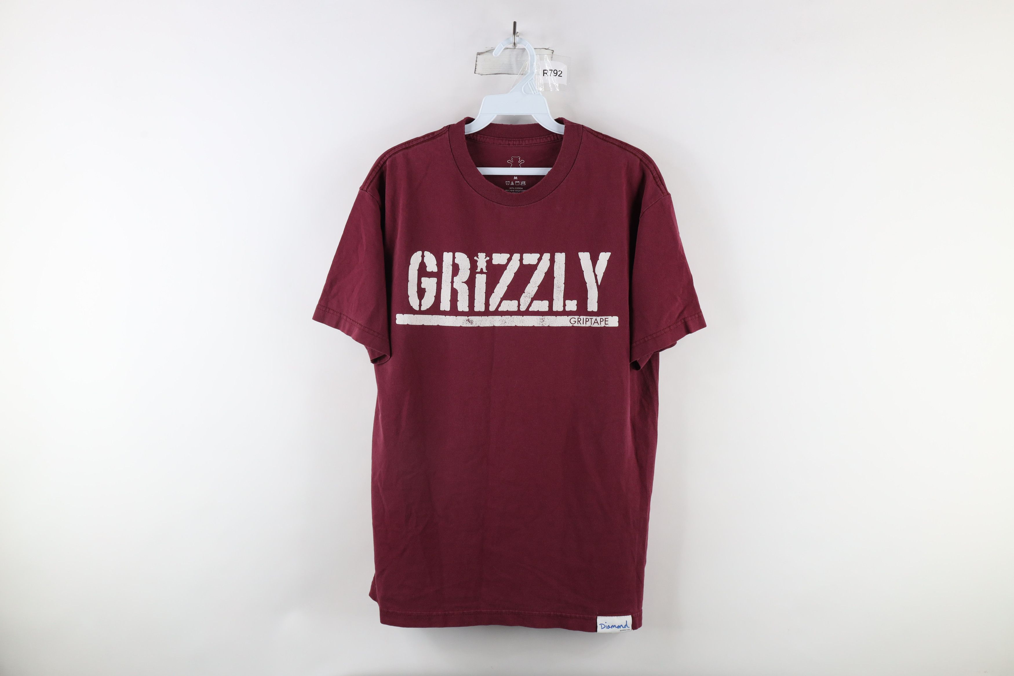 Vintage Vintage Diamond Supply Co x Grizzly Skateboard T-Shirt Size US M / EU 48-50 / 2 - 1 Thumbnail