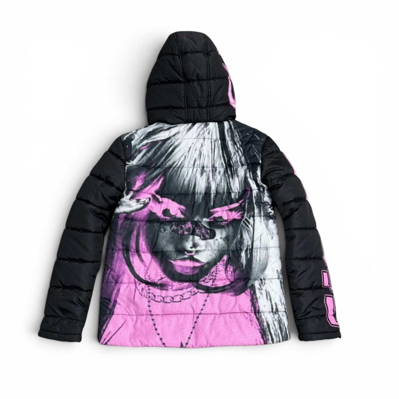 Other Shadow Banned Y2K KINSHI Puffer Jacket Pink (M) Size US M / EU 48-50 / 2 - 7 Thumbnail
