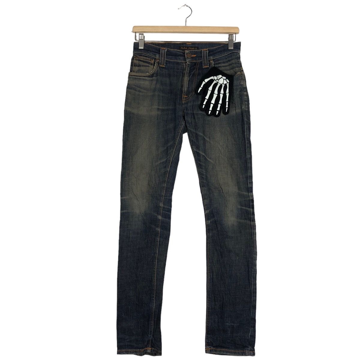 Nudie Jeans 🔥RARE PUNK STYLE DISTRESSED DENIM JEANS NUDIE JEANS Size US 26 / EU 42 - 2 Thumbnail