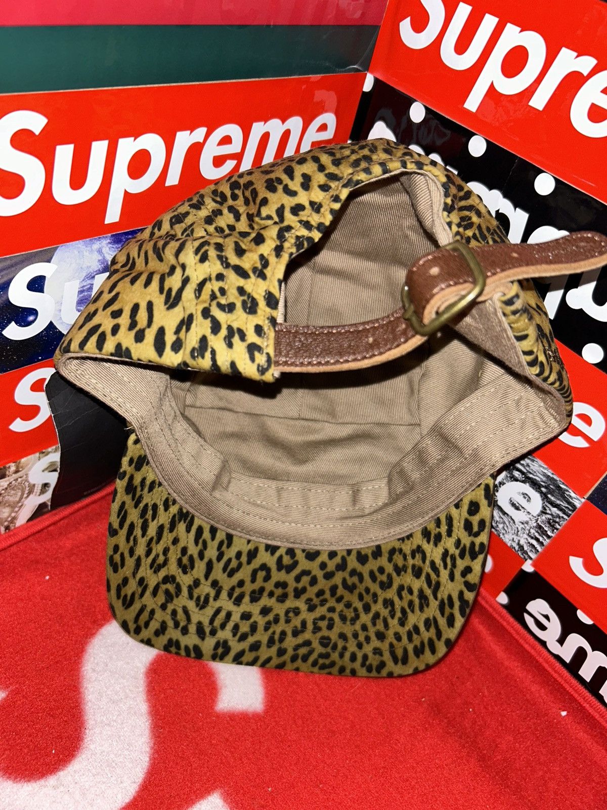 Supreme Supreme Barbour Waxed Cotton Camp Cap Leopard SS20 NEW TAGS Size ONE SIZE - 7 Thumbnail