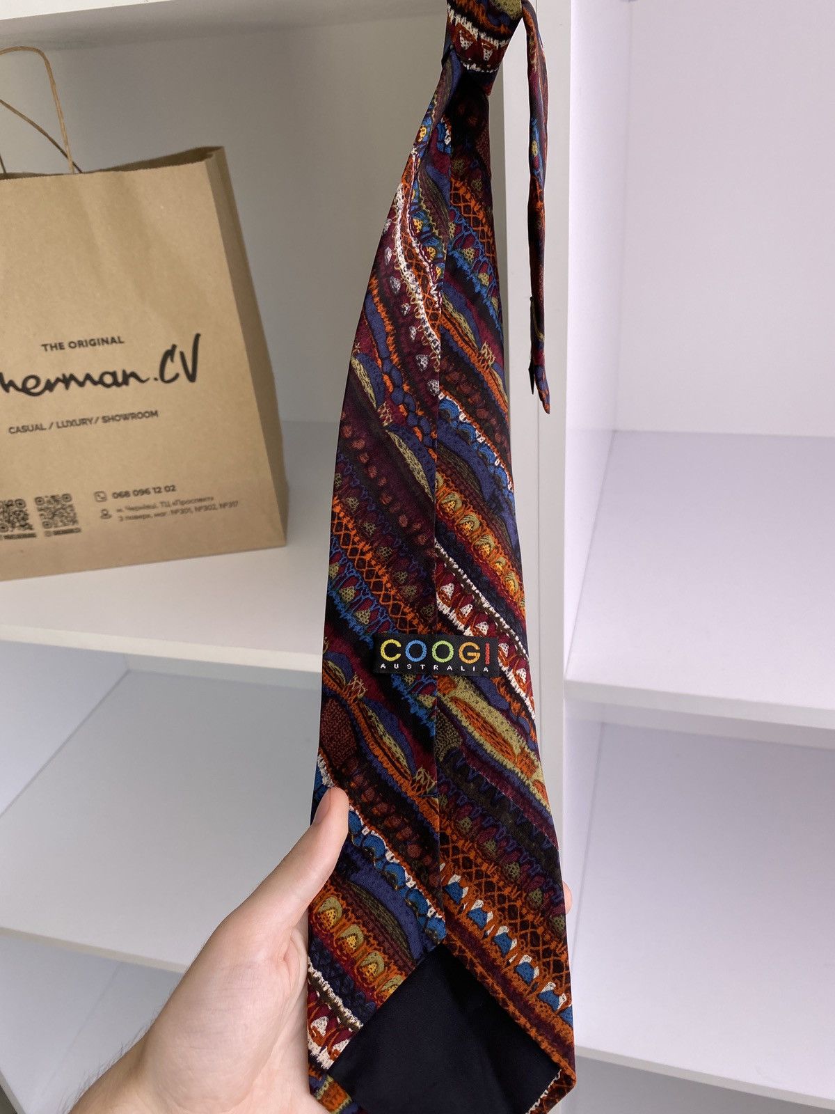 Coogi × Vintage Vintage Coogi Tie Size ONE SIZE - 5 Thumbnail