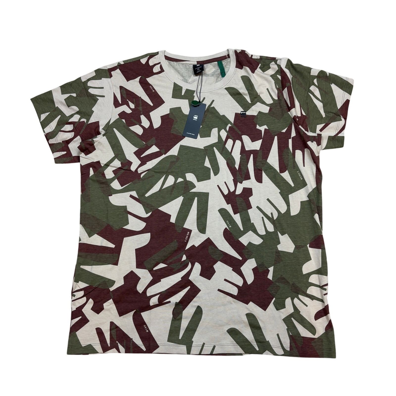 G-Star NWT G Star Raw Camo AO R T Short Sleeve T Shirt Men's 2XL Size US XXL / EU 58 / 5 - 1 Thumbnail
