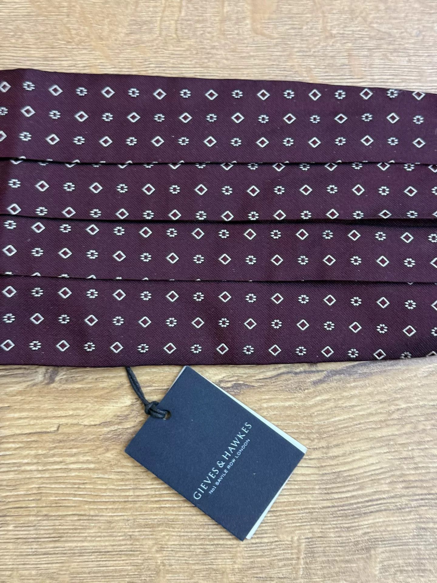 Gieves & Hawkes Gieves & Hawkes Silk Floral Waist Belt Size ONE SIZE - 1 Thumbnail