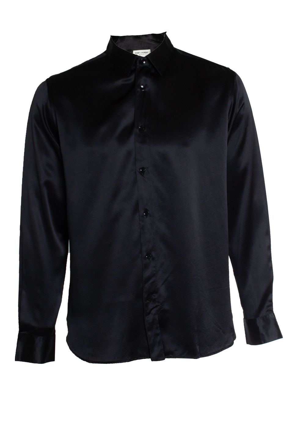 Saint Laurent Paris Saint Laurent, Black silk shirt 2016 Size US XL / EU 56 / 4 - 1 Thumbnail