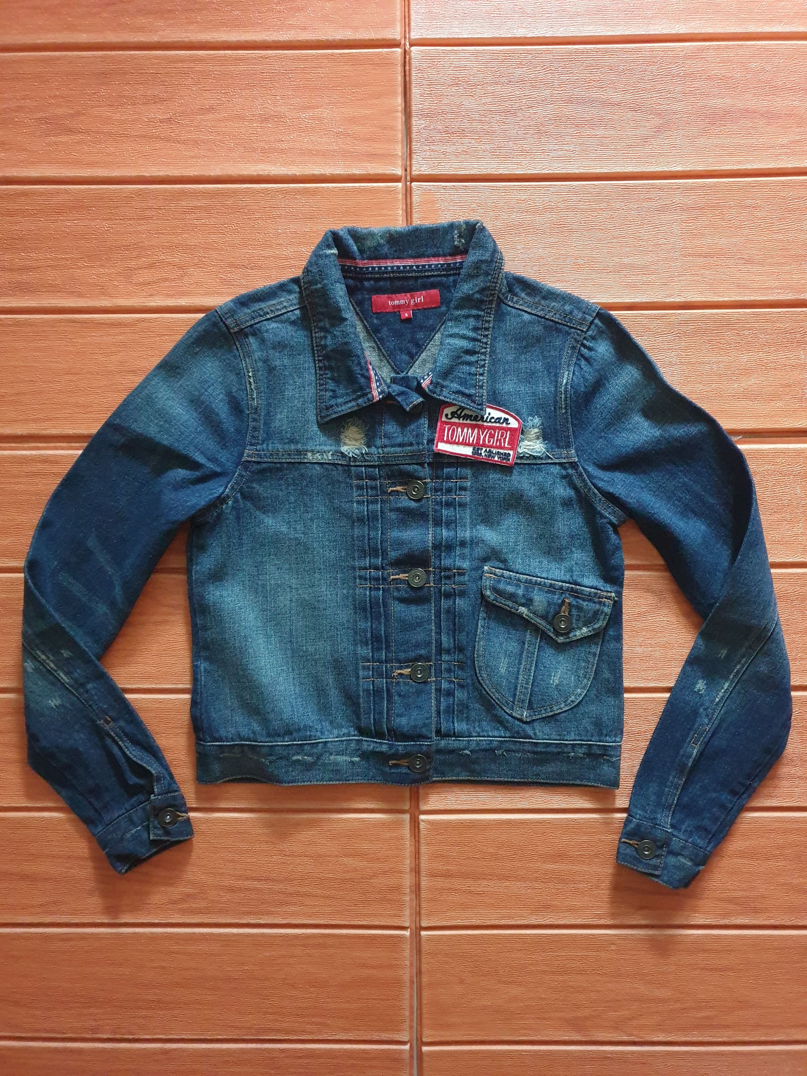 Tommy Hilfiger 💥Tommy hilfiger blue colour denim jacket Size XXS / US 00 / IT 34 - 1 Thumbnail