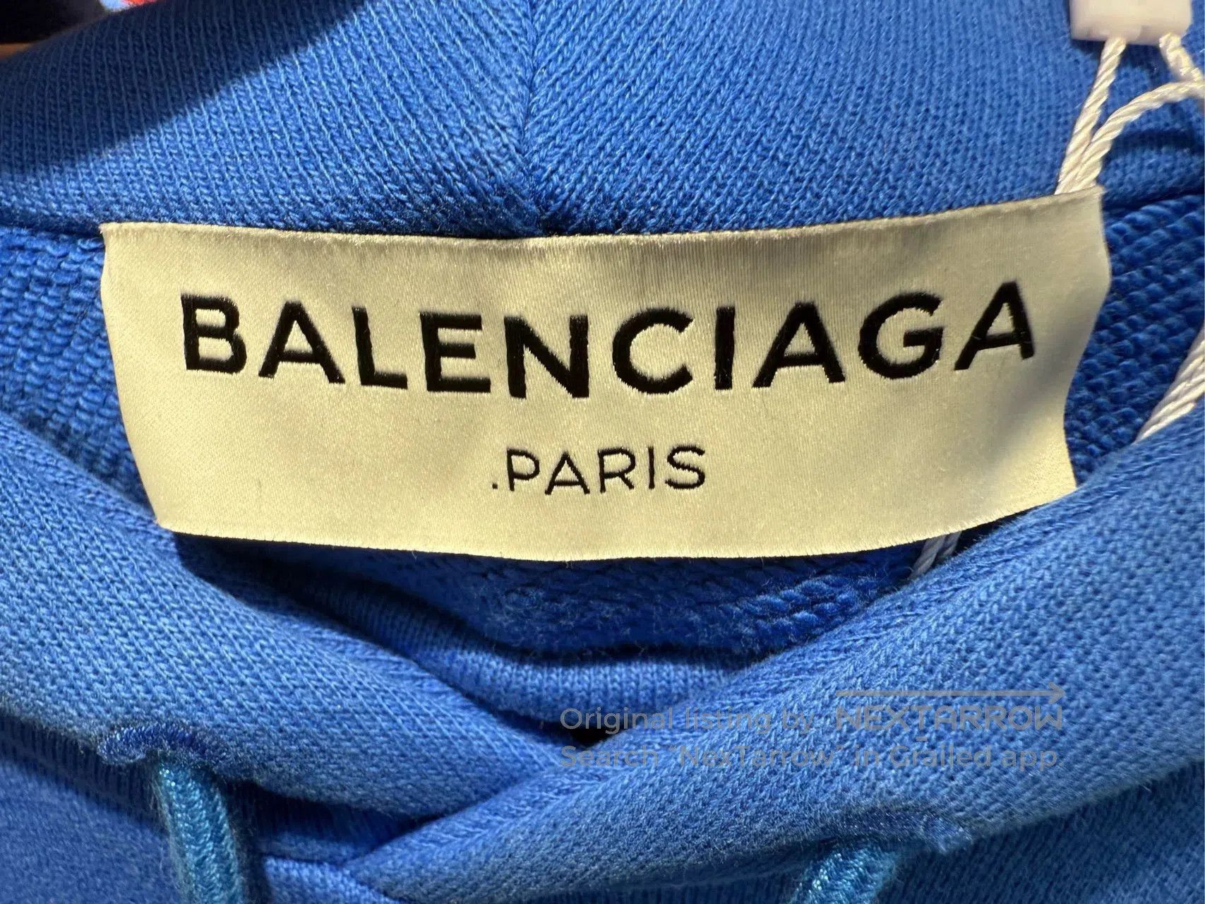 Balenciaga Balenciaga Blue Hoodie M. Size US M / EU 48-50 / 2 - 3 Thumbnail