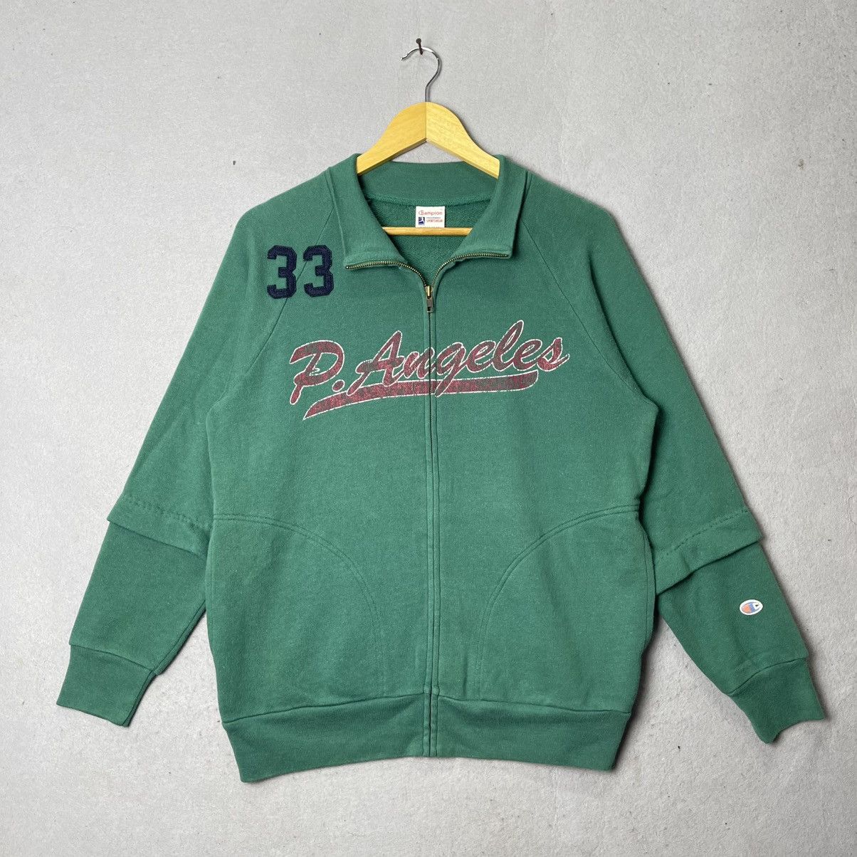 Champion Vintage Champion “P. Angeles 33” Zip Sweatshirt (Sample) Size US L / EU 52-54 / 3 - 1 Thumbnail