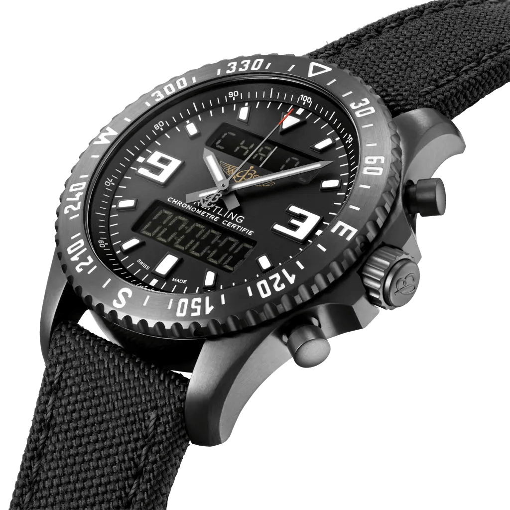 Breitling o1mt1gz0125 Size: OS / Chronospace Military Watch in Black Size ONE SIZE - 4 Thumbnail