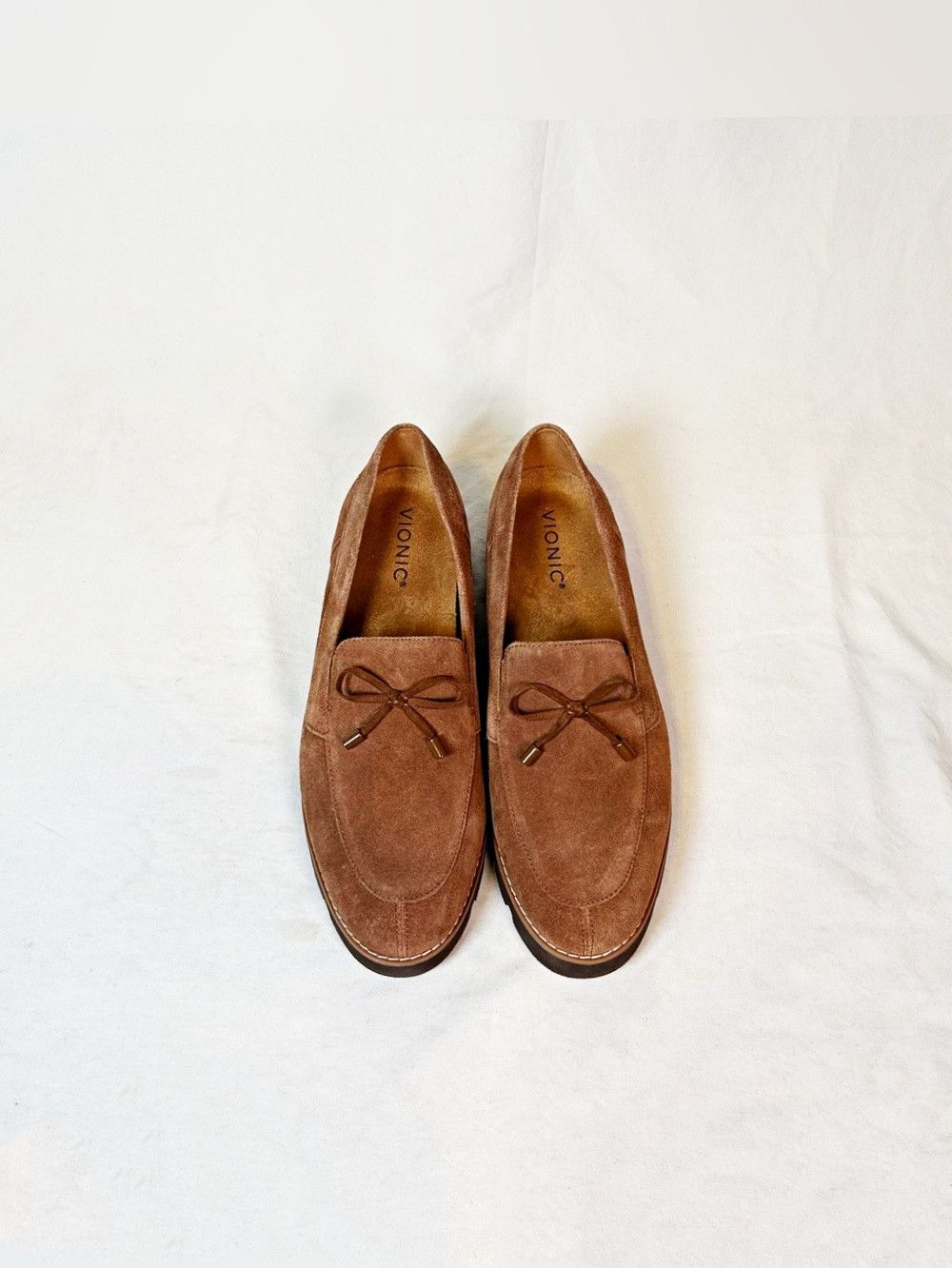 Vionic Vionic Finley Womens Brown Suede Bow Loafers~8.5~ Size US 8.5 / IT 38.5 - 3 Thumbnail
