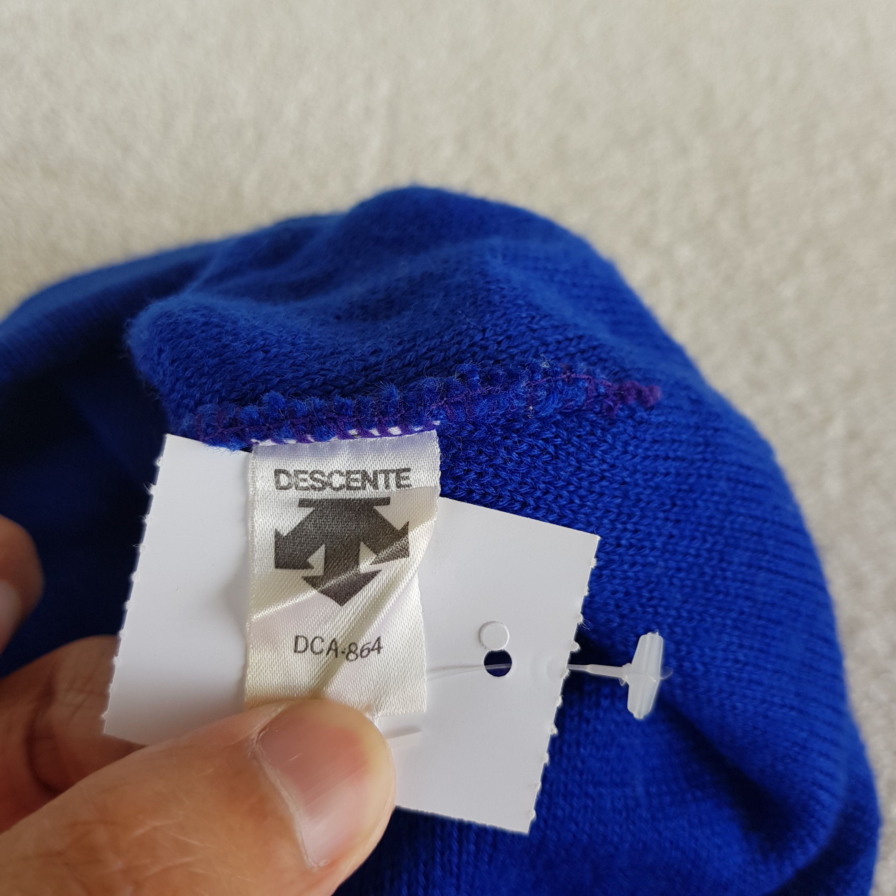 Descente Vintage 90s Descente Beanie Ribbed Snow Caps Hats. Size ONE SIZE - 7 Thumbnail