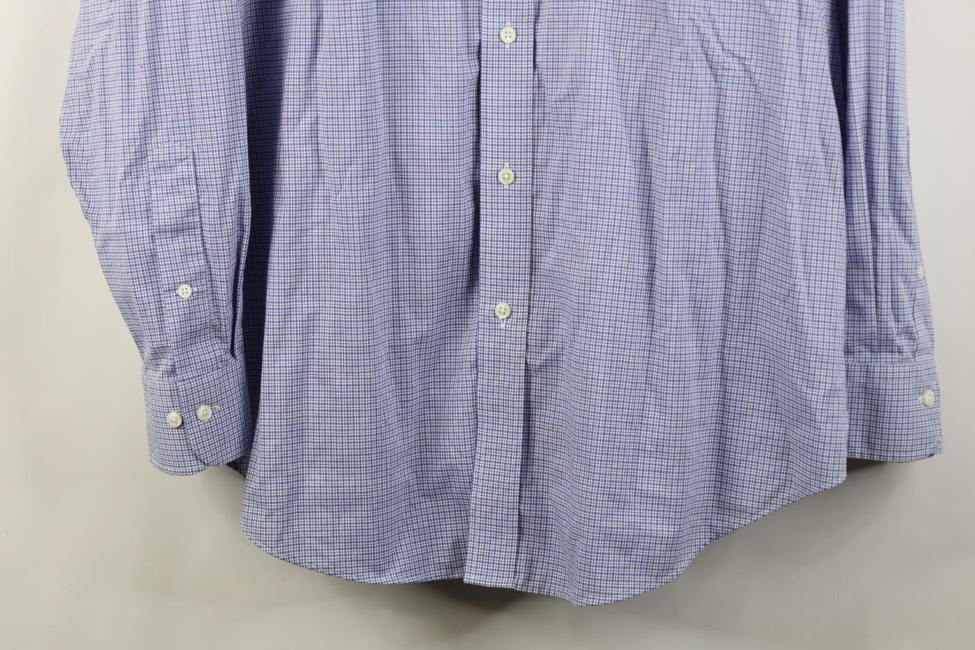 Polo Ralph Lauren Ralph Lauren Fit Non Iron Collared Button Shirt Blue Plaid Size US L / EU 52-54 / 3 - 3 Thumbnail