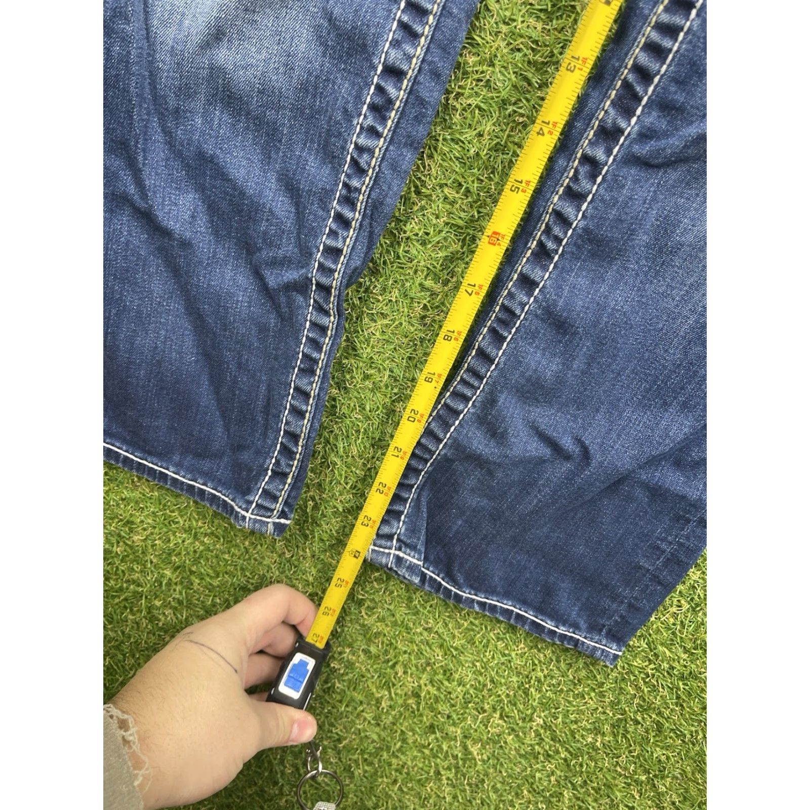 Denime BIG STAR Liv Bootcut Jeans Womens 26 Low Rise Medium Wash Denim 5-Pocket Stretch Jeans Blue 26x24 Womens Size 26" / US 2 / IT 38 - 2 Thumbnail