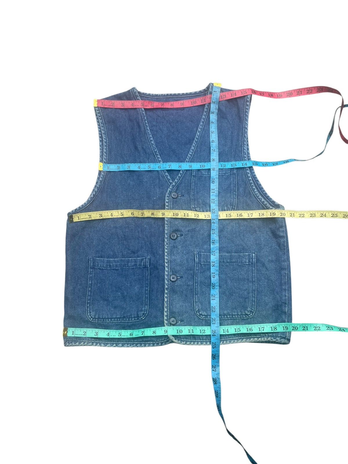 Japanese Brand Virgin Voyage Denim Vest Size US M / EU 48-50 / 2 - 7 Thumbnail