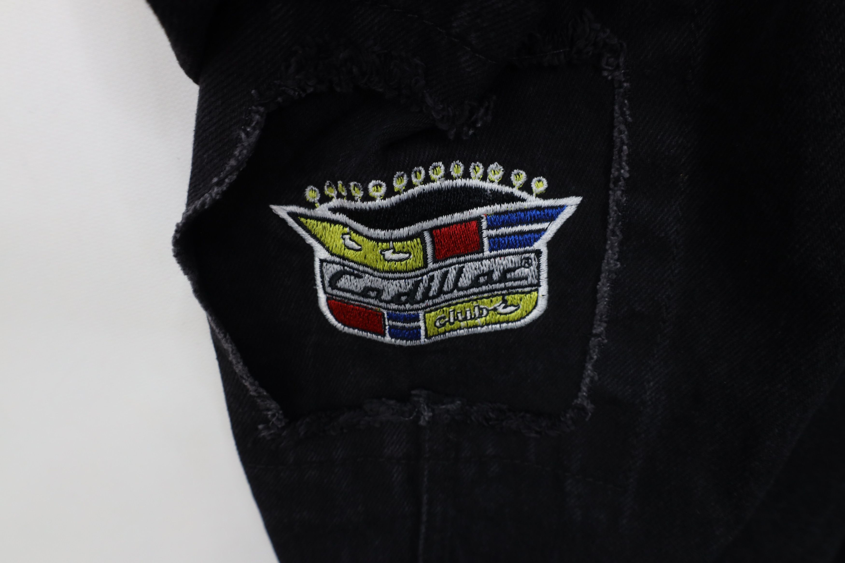 Cadillac Deadstock Vintage 90s Cadillac Car Straight Leg Jeans USA Size US 32 / EU 48 - 8 Thumbnail