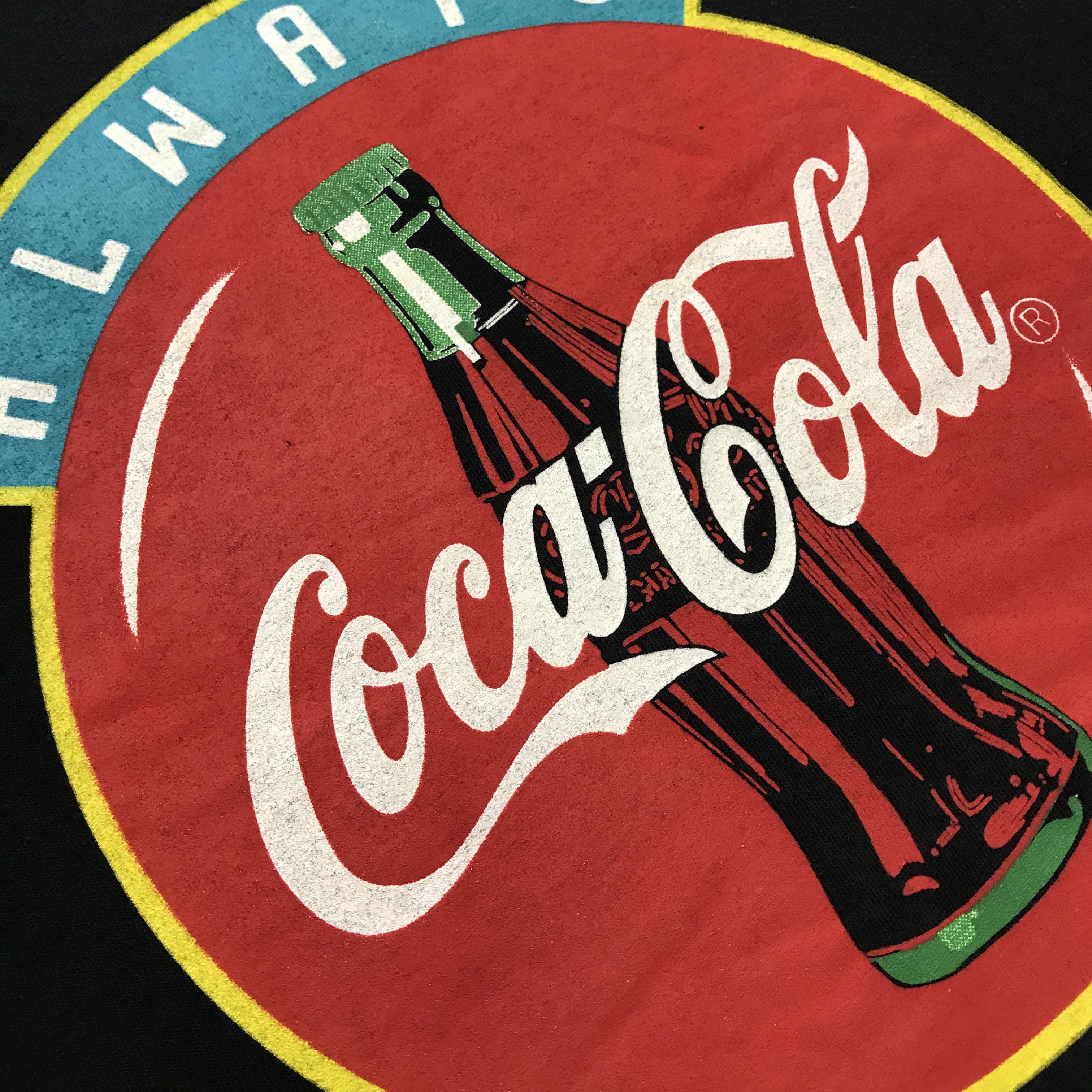 Coca Cola COCA-COLA Vintage T-Shirt Always Coke Tee USA 80s 90s Size US XL / EU 56 / 4 - 5 Thumbnail
