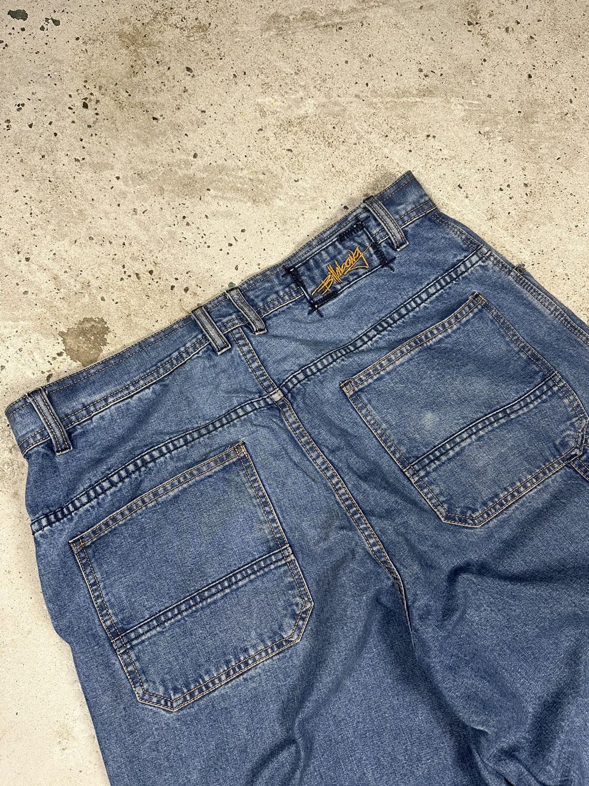 Billabong × JNCO × Vintage Vintage Y2K Billabong Ultra Baggy Carpenter Denim Pants Size US 34 / EU 50 - 8 Thumbnail