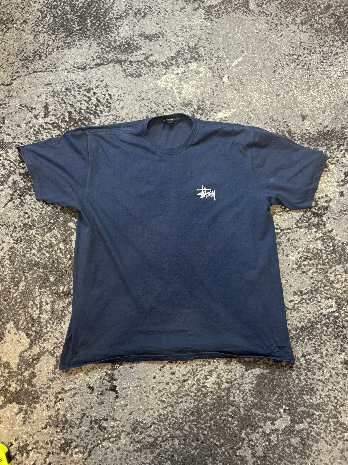 Japanese Brand × Stussy × Vintage Vintage Y2K Stussy Big Logo T Shirt Size US XL / EU 56 / 4 - 6 Thumbnail