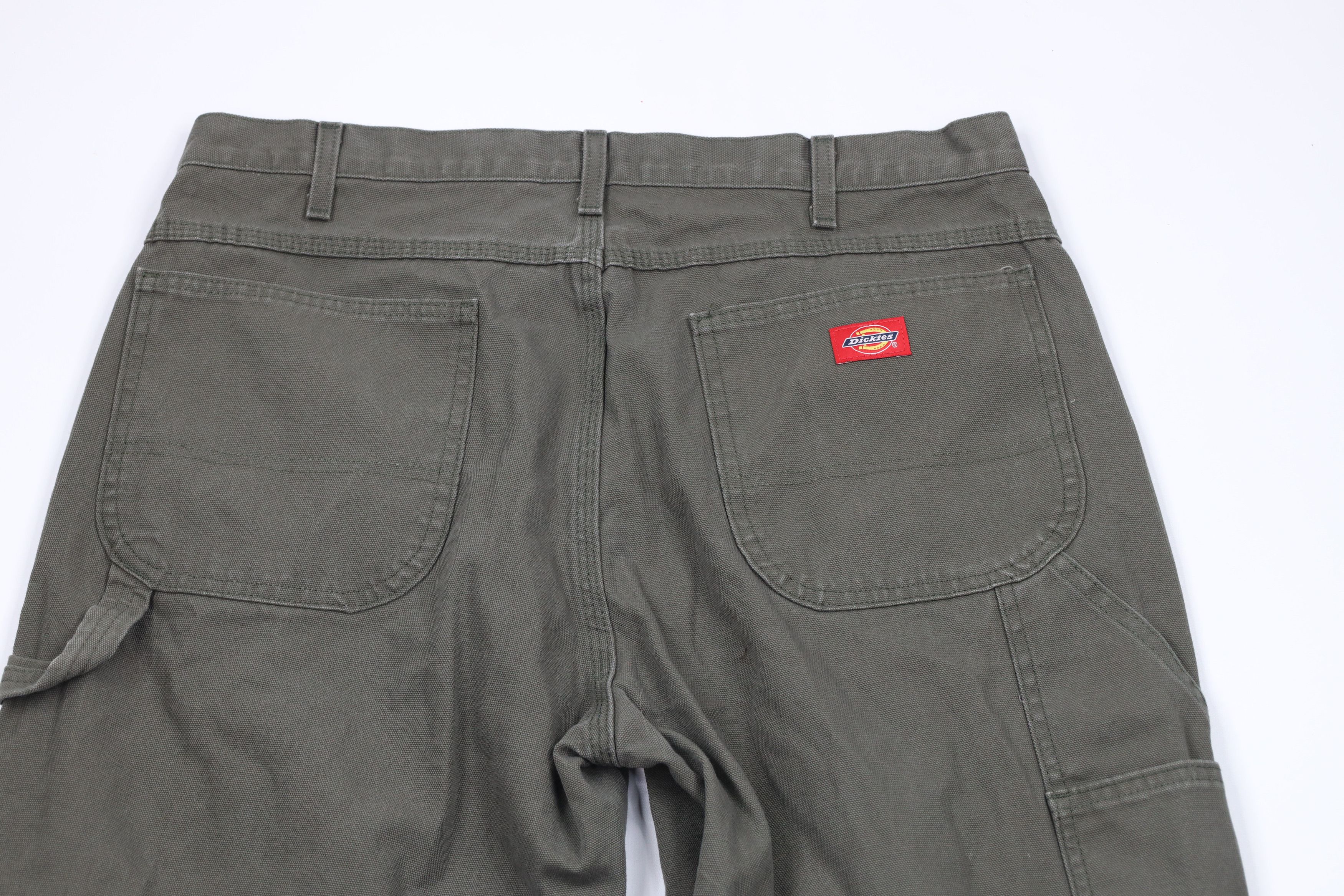 Dickies × Vintage Vintage Dickies Out Wide Leg Dungaree Canvas Pants Green Size US 36 / EU 52 - 9 Thumbnail