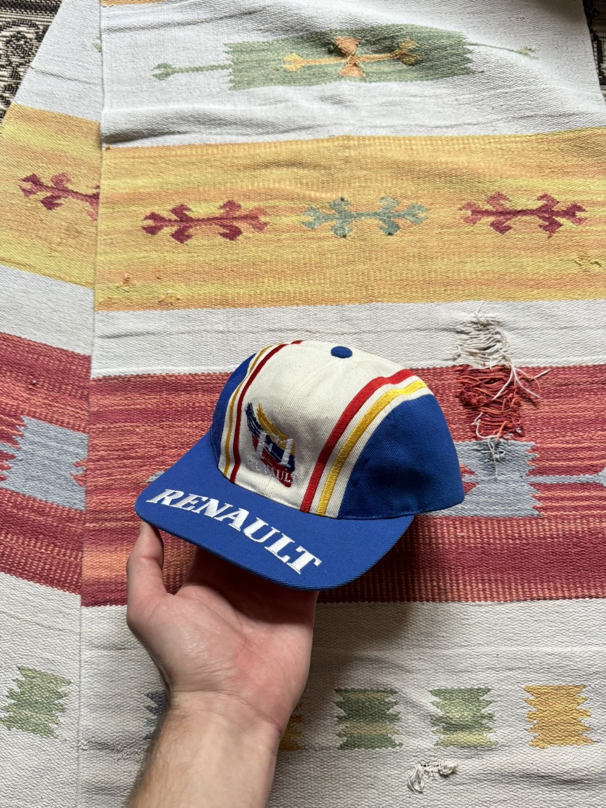 Vintage Vintage Renault Formula 1 90’s World Champions Hat Size ONE SIZE - 4 Thumbnail