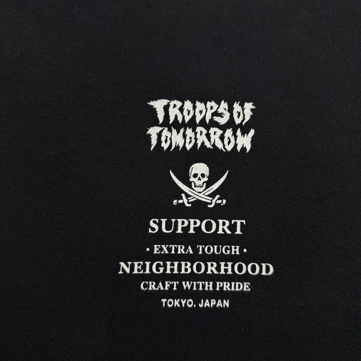 Neighborhood Neighborhood Troops of Tomorrow NBHD Tee y2k Japanese brand Size US L / EU 52-54 / 3 - 6 Thumbnail